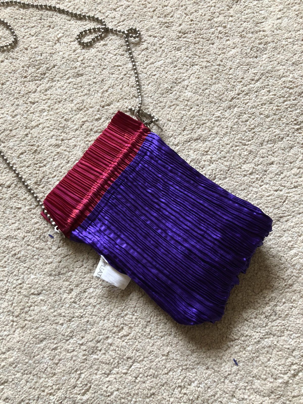 Pleats Please Issey Miyake 1990s Issey Miyake Pleat Please Chain Sling Bag Size ONE SIZE - 7 Thumbnail