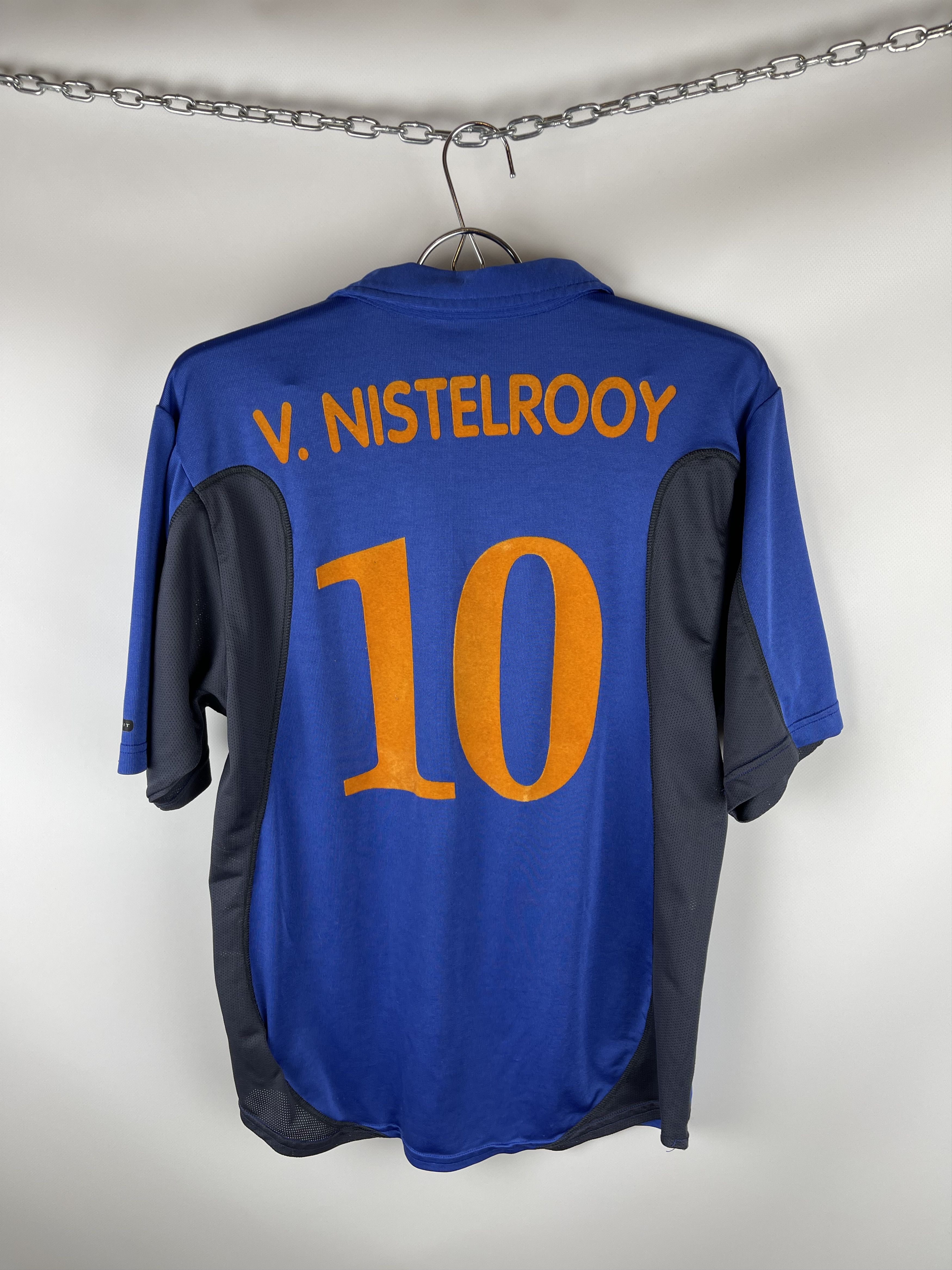 Nike Nike Netherlands 2000 02 away #10 Ruud v.Nistelrooy soccer Size US S / EU 44-46 / 1 - 8 Thumbnail