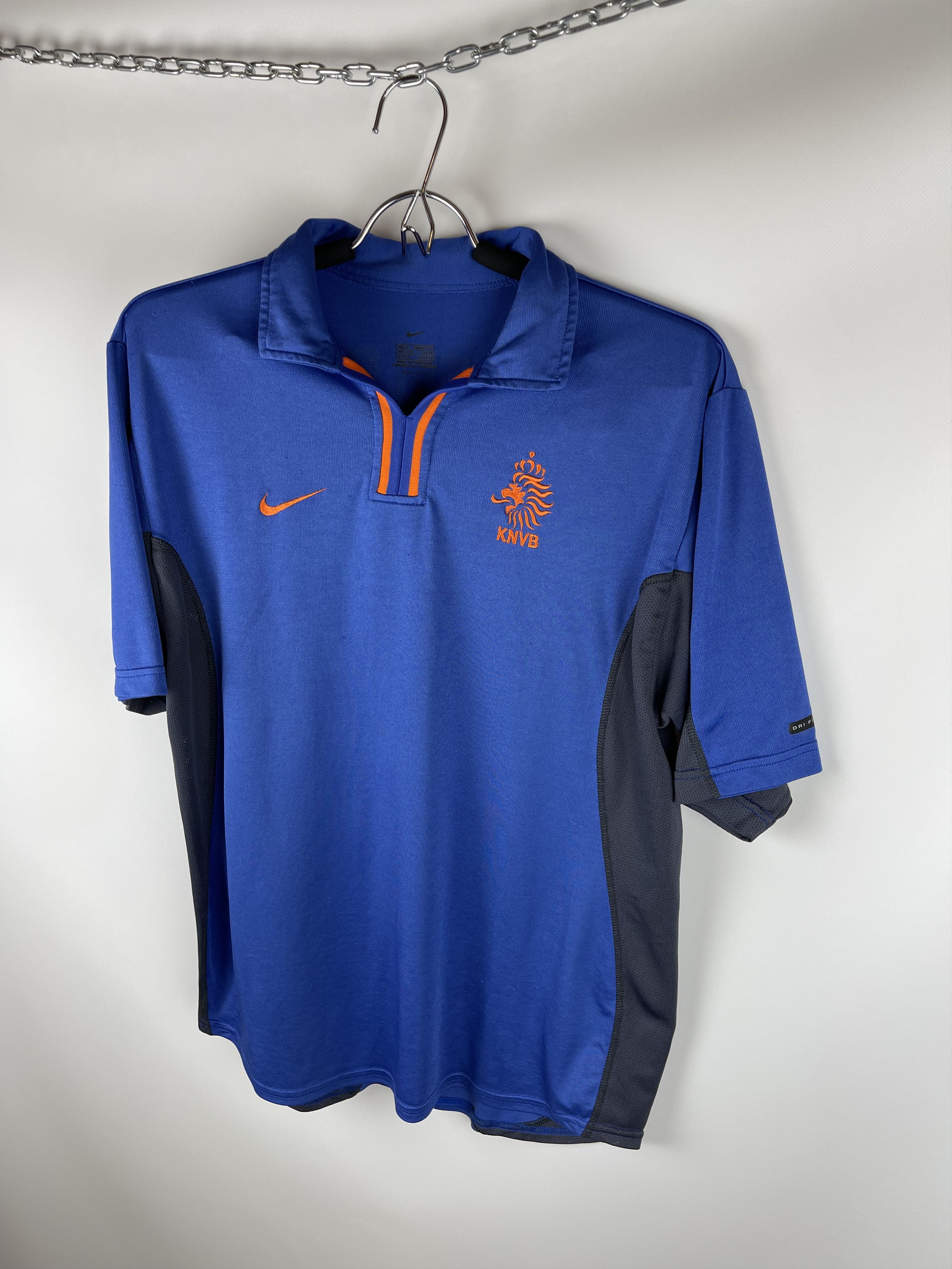 Nike Nike Netherlands 2000 02 away #10 Ruud v.Nistelrooy soccer Size US S / EU 44-46 / 1 - 4 Thumbnail
