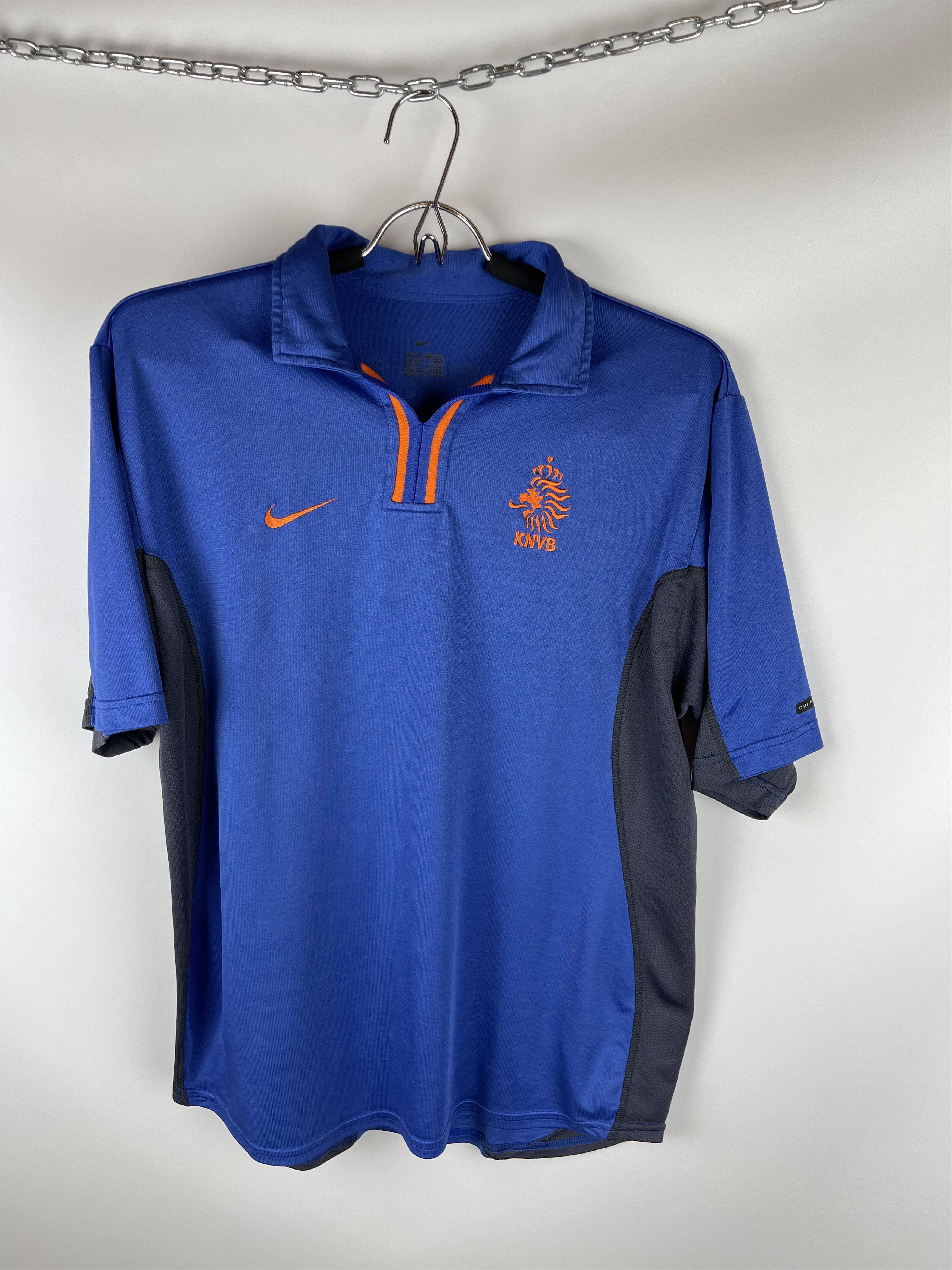 Nike Nike Netherlands 2000 02 away #10 Ruud v.Nistelrooy soccer Size US S / EU 44-46 / 1 - 1 Thumbnail