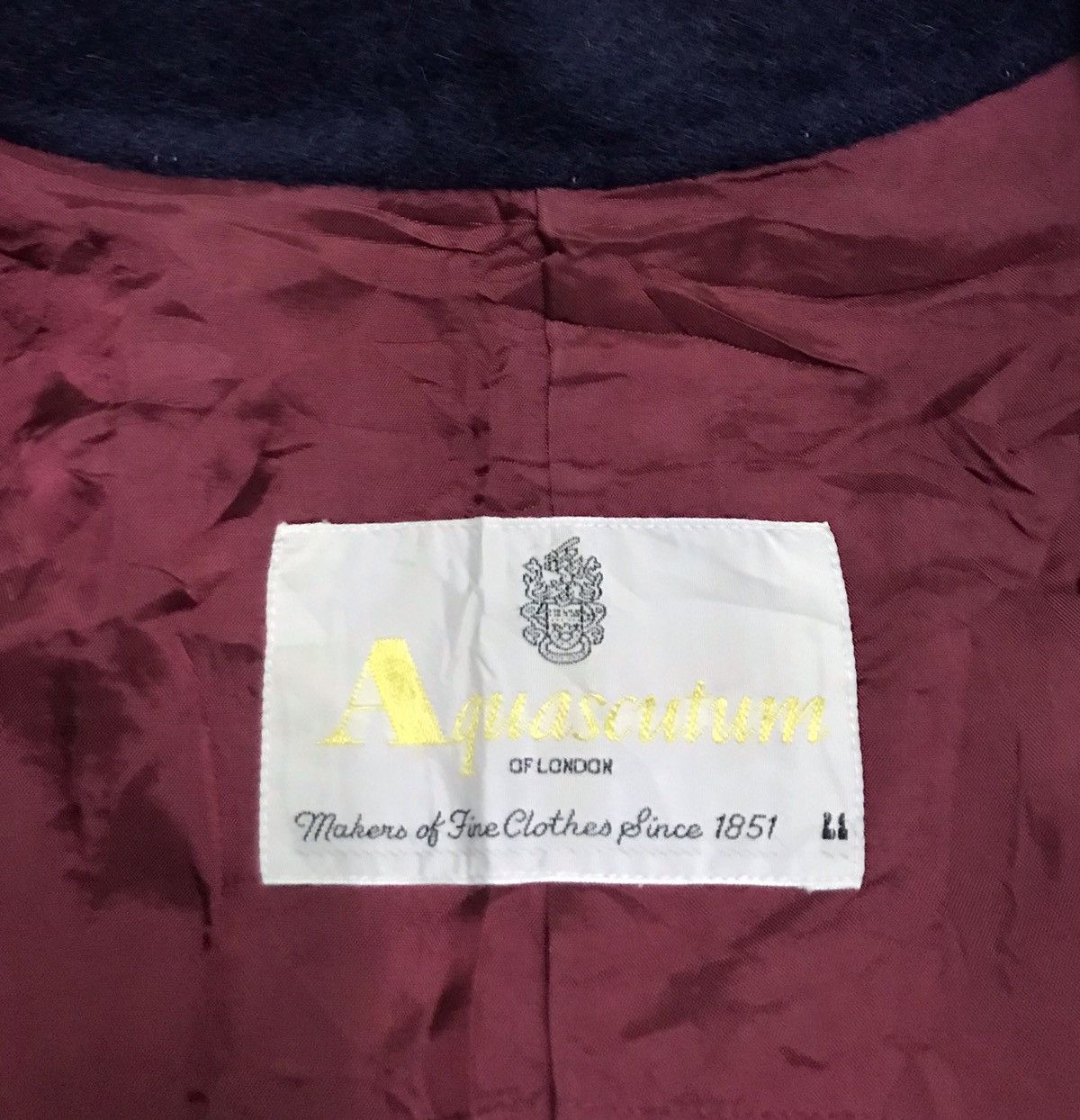 Aquascutum Aquascustum double breast fleece jacket Size US M / EU 48-50 / 2 - 6 Thumbnail
