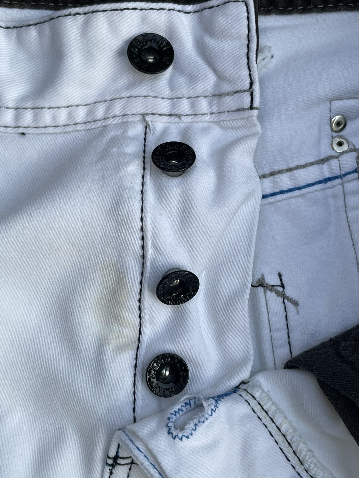 Armani Exchange Armani Exchange Custom Stud Denim Size US 33 - 20 Thumbnail