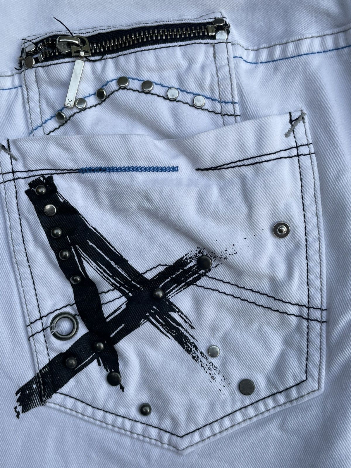Armani Exchange Armani Exchange Custom Stud Denim Size US 33 - 15 Thumbnail