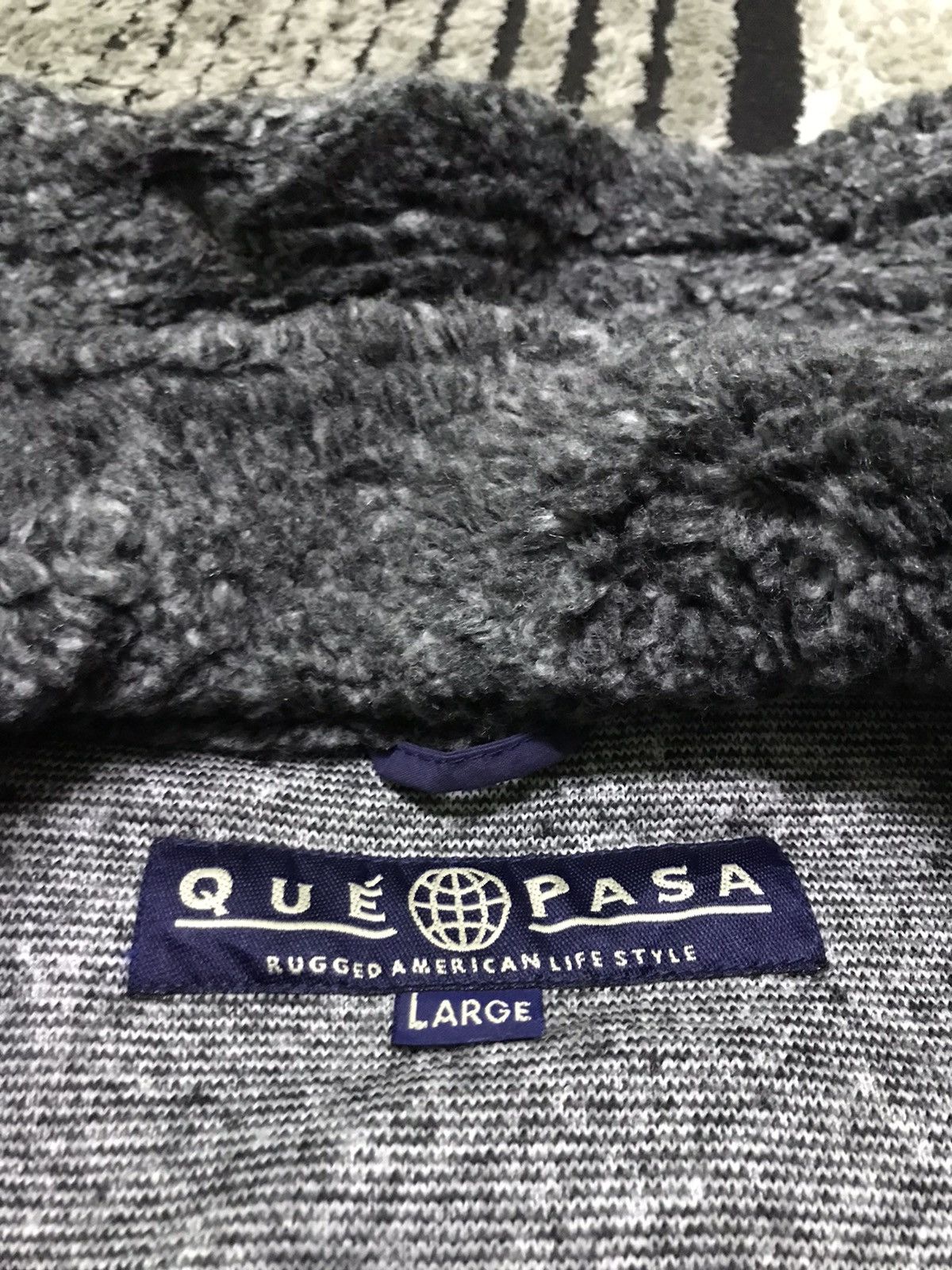 Japanese Brand Que pasa anorak deep pile fleece jacket Size US L / EU 52-54 / 3 - 4 Thumbnail