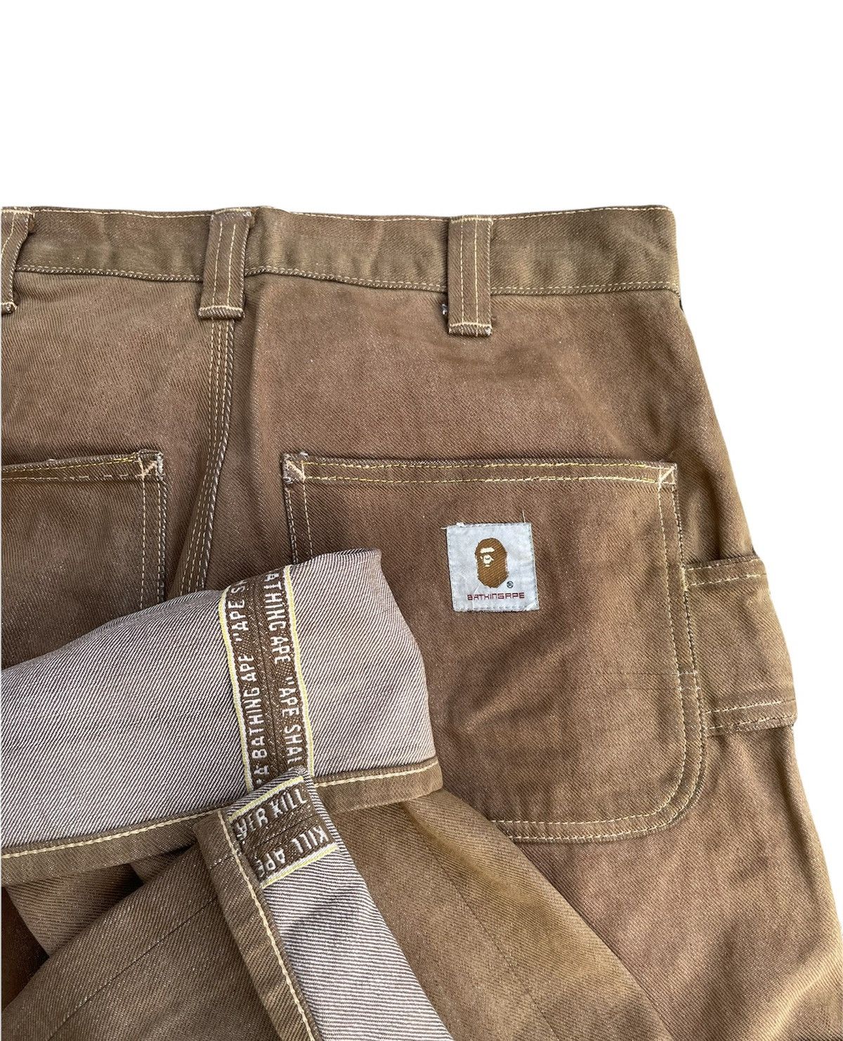 Bape Vintage Bape Carpenter Selvedge Denim Size US 32 / EU 48 - 11 Thumbnail