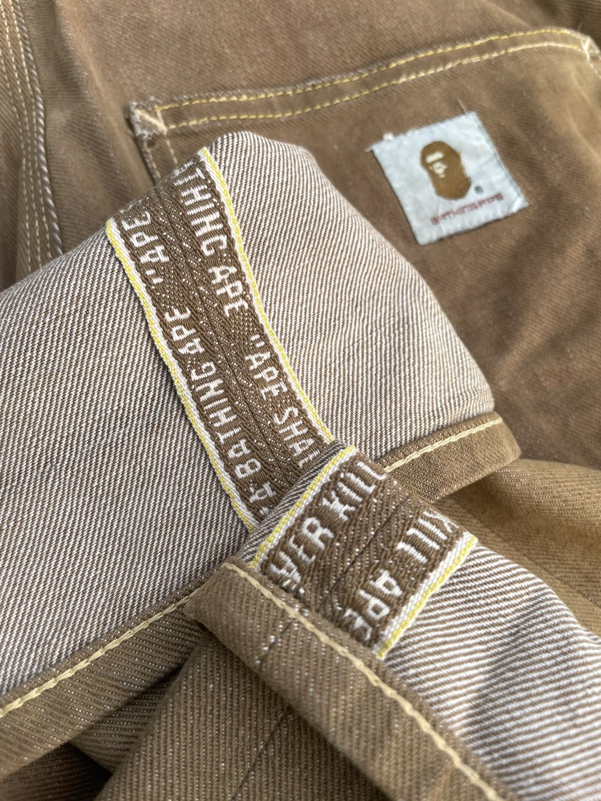 Bape Vintage Bape Carpenter Selvedge Denim Size US 32 / EU 48 - 12 Thumbnail