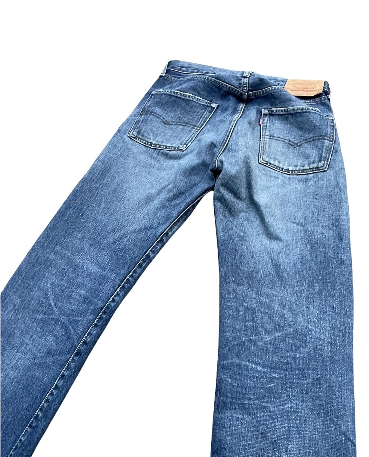 Levi's Vintage Levi’s 501 E 1966 2006 Aging Wash Distressed Size US 30 / EU 46 - 8 Thumbnail