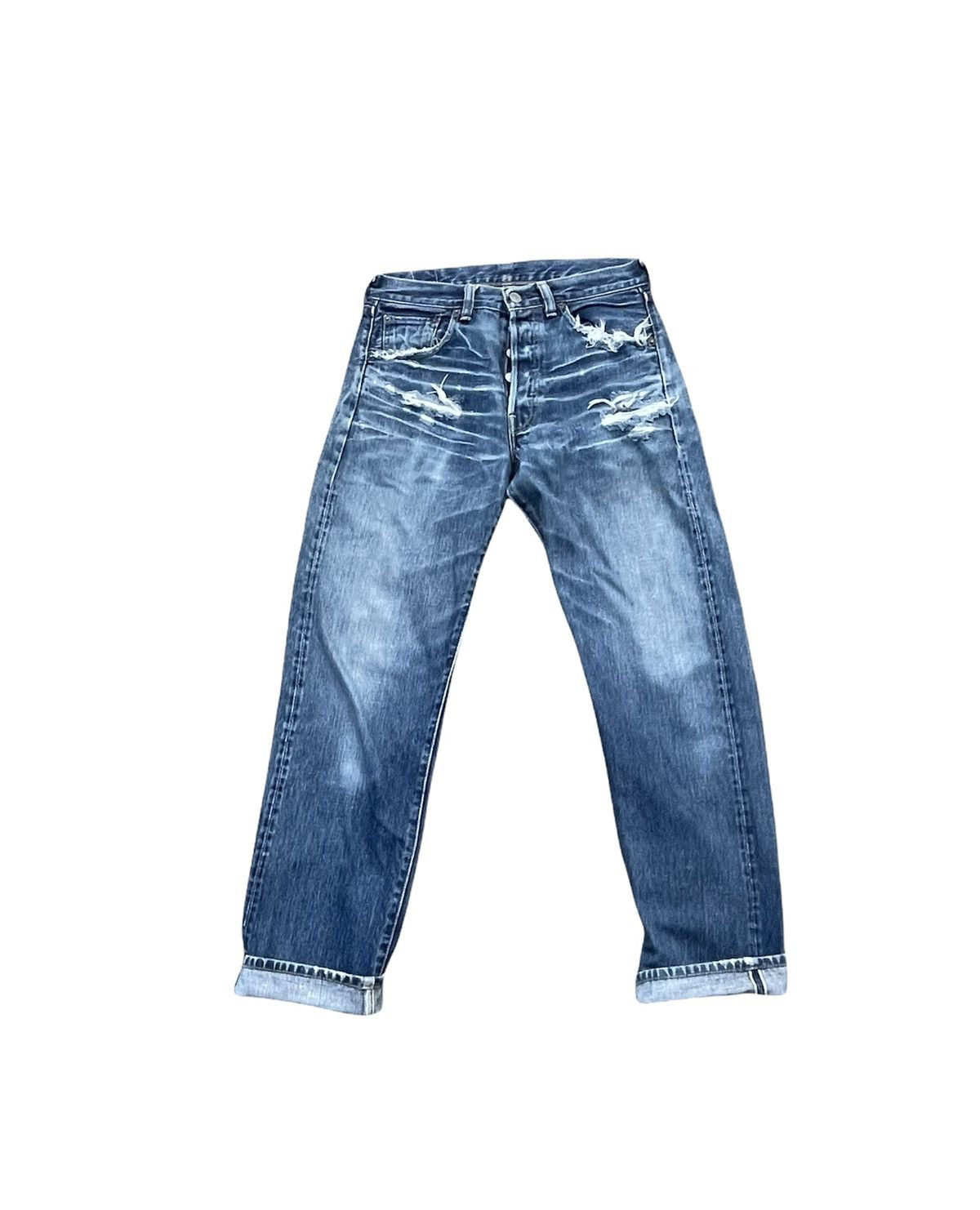 Vintage Levi’s 501 E 1966 2006 Aging Wash Distressed