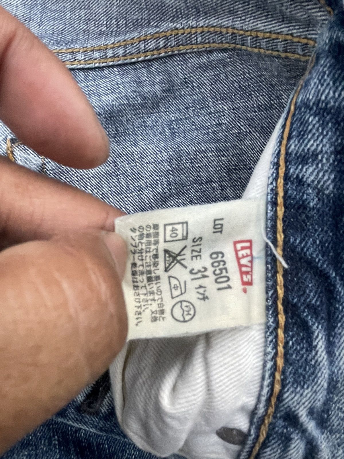 Levi's Vintage Levi’s 501 E 1966 2006 Aging Wash Distressed Size US 30 / EU 46 - 17 Thumbnail