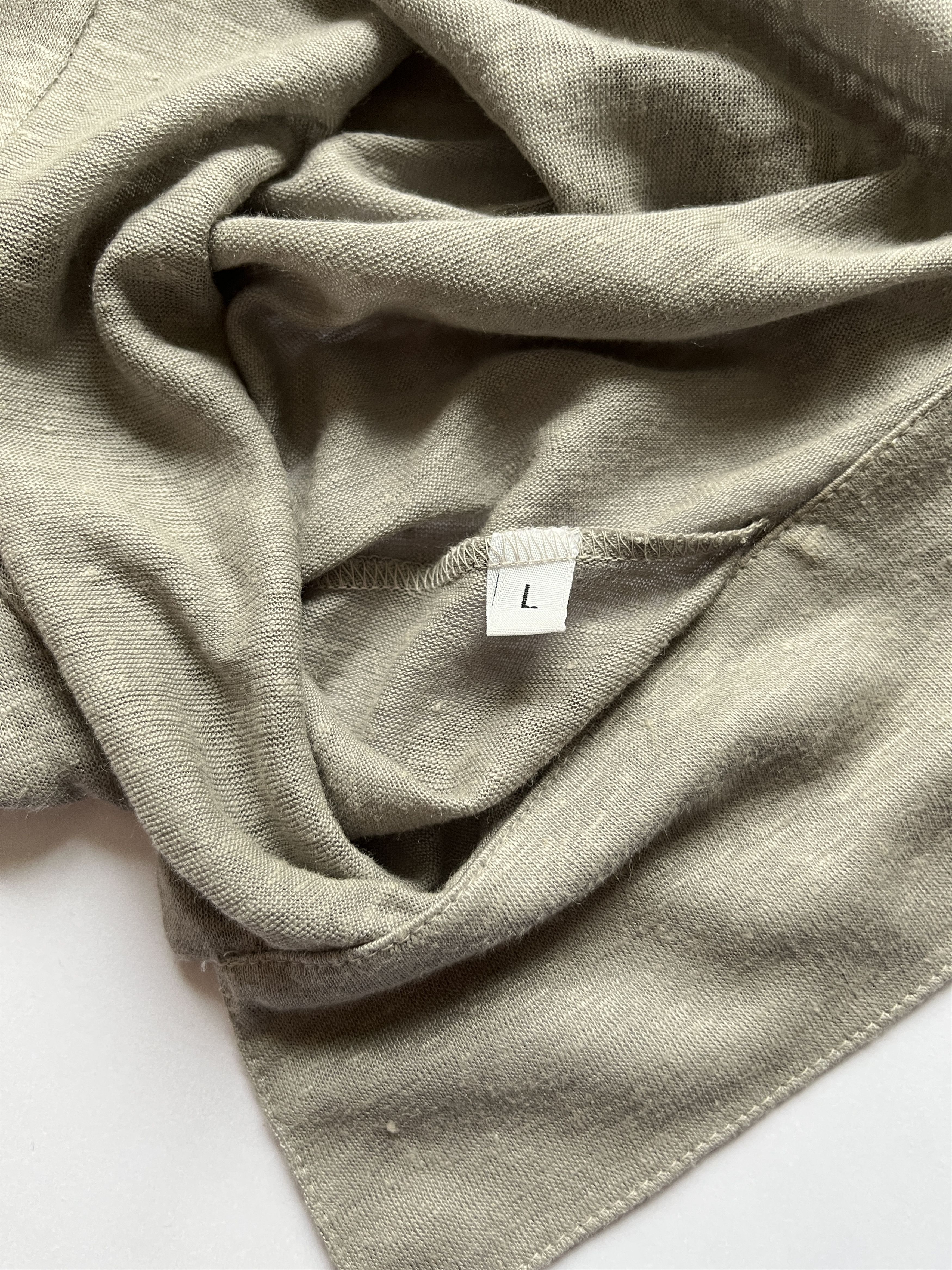 Jil Sander ⚡️QUICK SALE⚡️Jil Sander Grey Linen Knit Polo Top Size US L / EU 52-54 / 3 - 6 Thumbnail