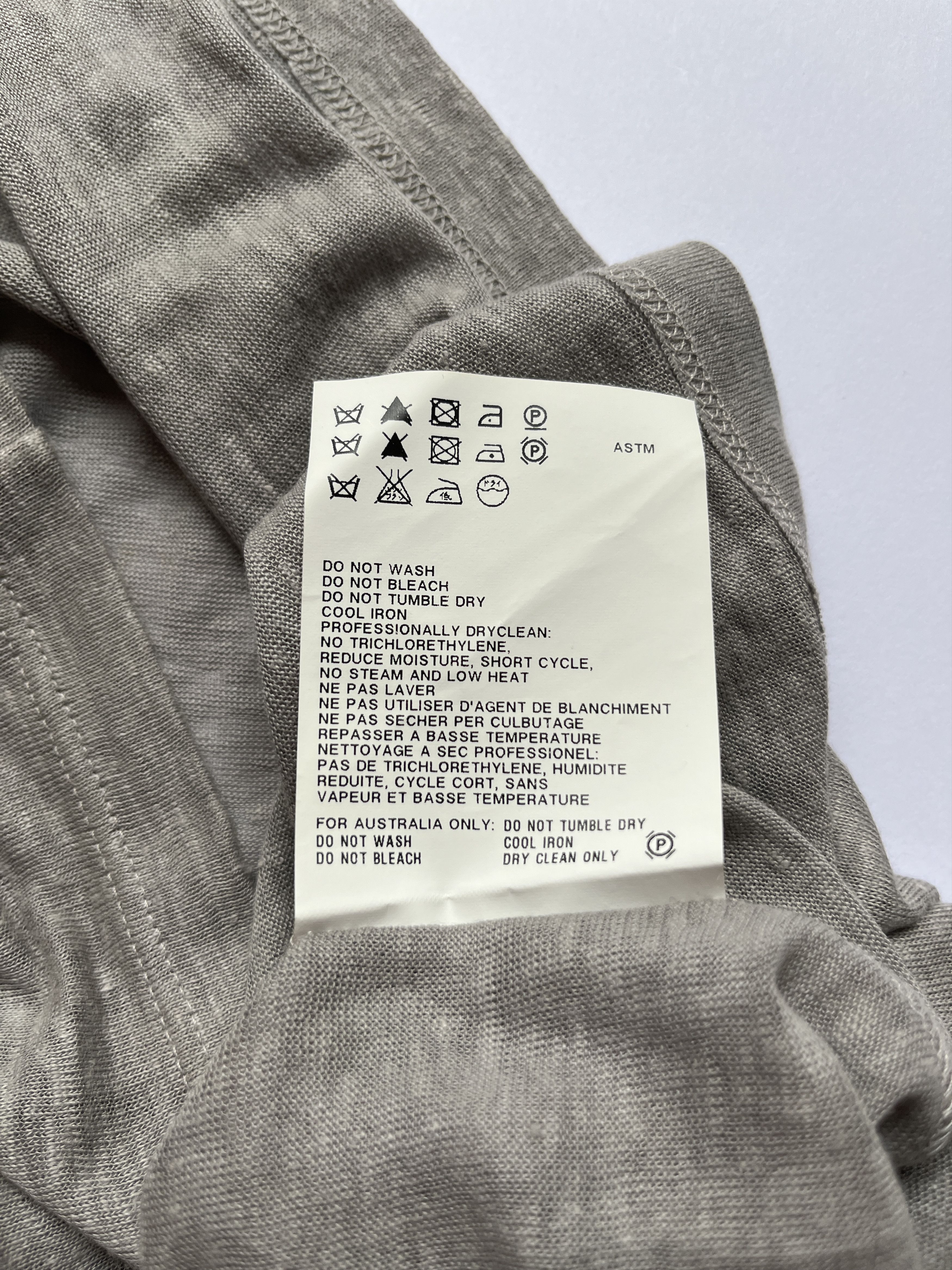 Jil Sander ⚡️QUICK SALE⚡️Jil Sander Grey Linen Knit Polo Top Size US L / EU 52-54 / 3 - 5 Thumbnail