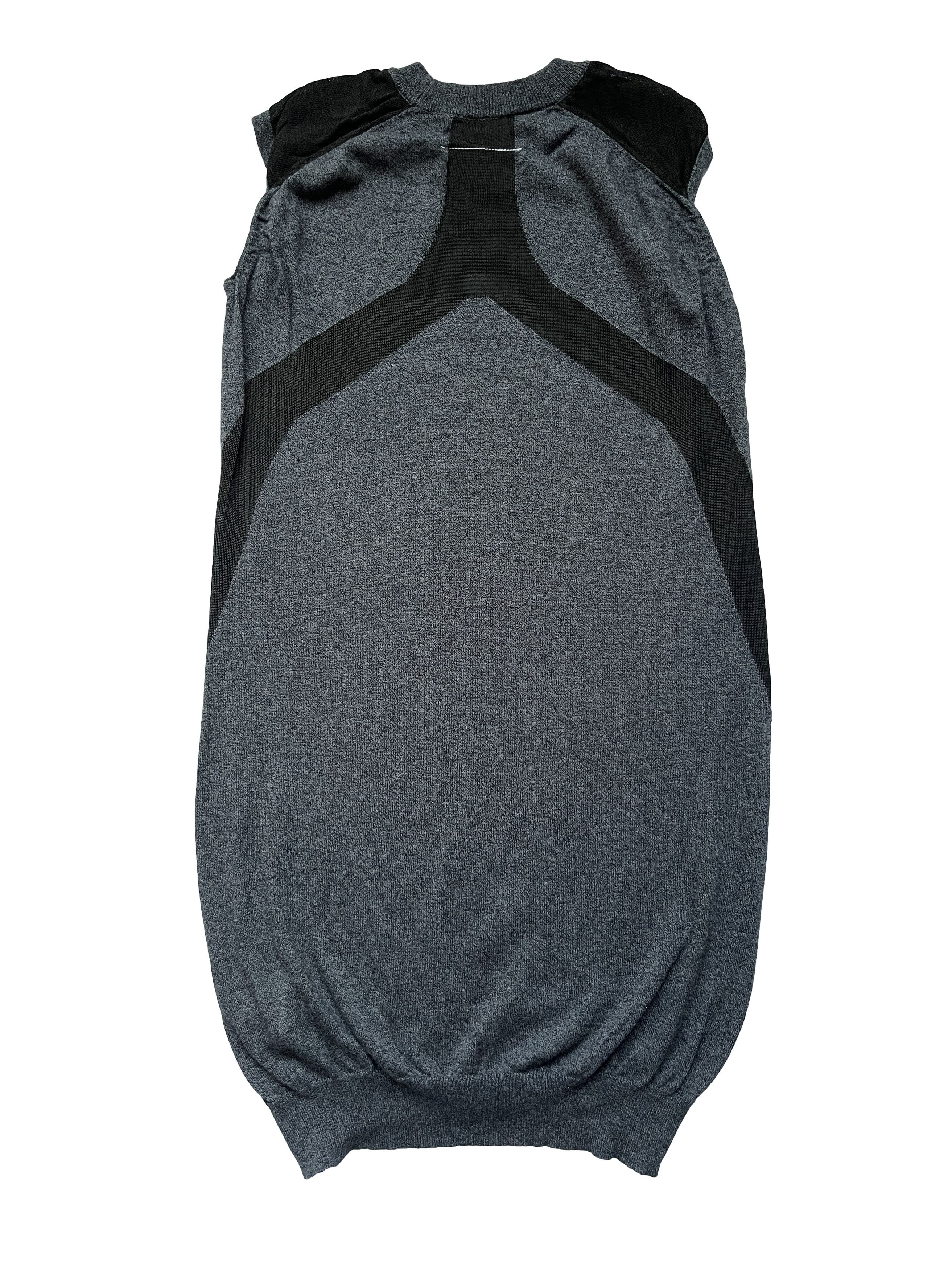 Maison Margiela ⚡️QUICK SALE⚡️2013 Maison Margiela Grey & Black Dress/Tunic Size S / US 4 / IT 40 - 2 Thumbnail
