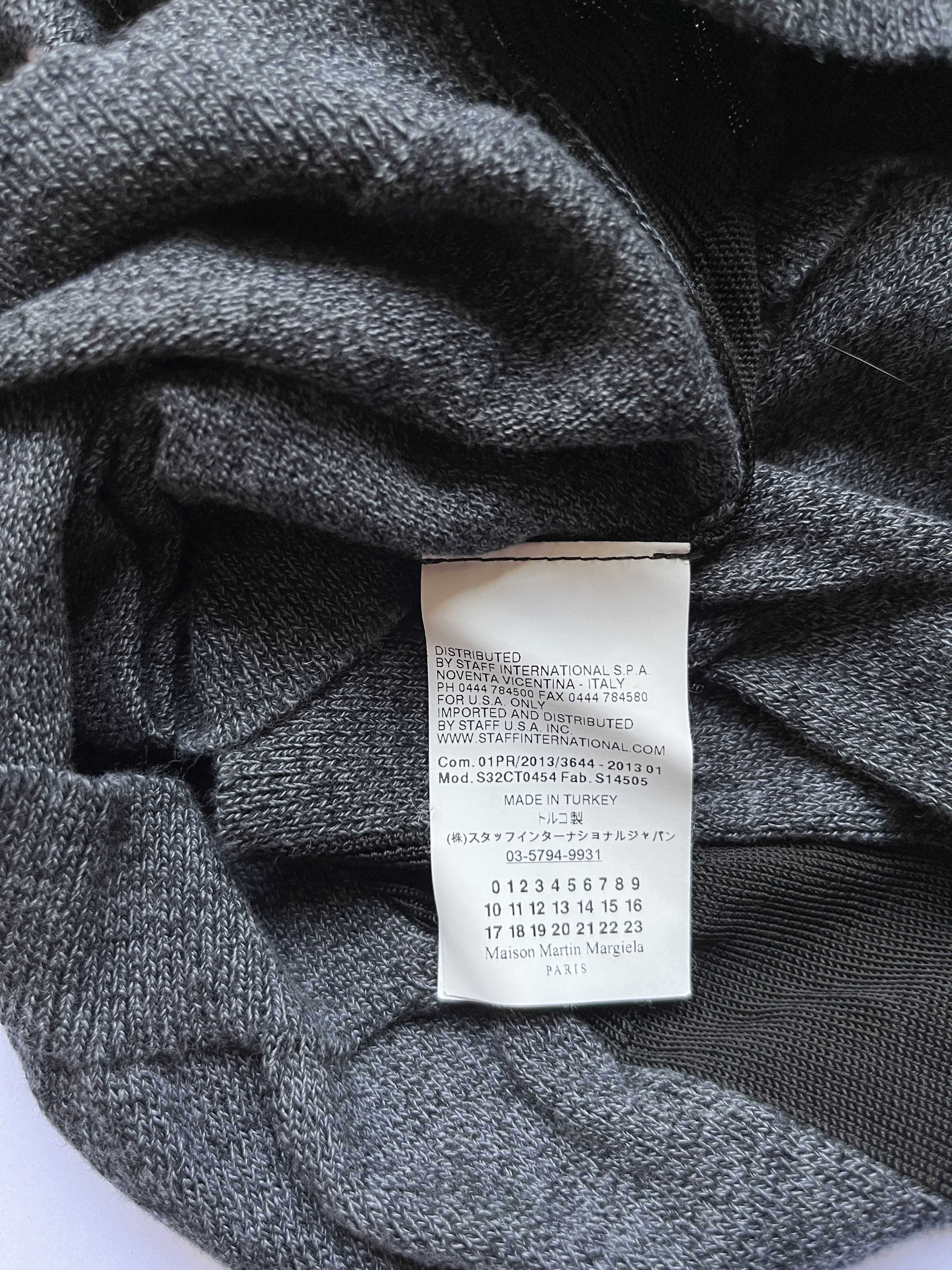 Maison Margiela ⚡️QUICK SALE⚡️2013 Maison Margiela Grey & Black Dress/Tunic Size S / US 4 / IT 40 - 5 Thumbnail