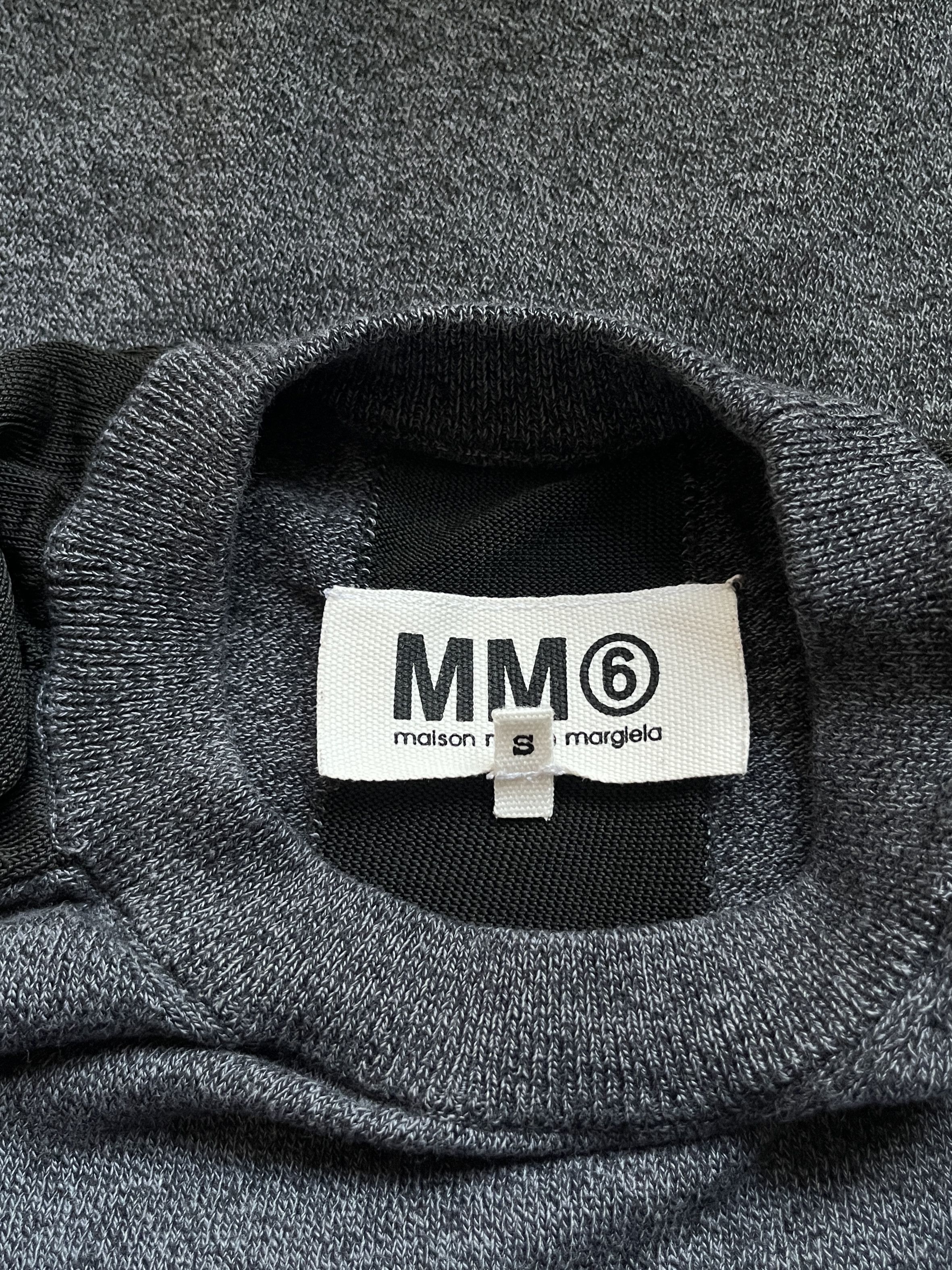 Maison Margiela ⚡️QUICK SALE⚡️2013 Maison Margiela Grey & Black Dress/Tunic Size S / US 4 / IT 40 - 4 Thumbnail