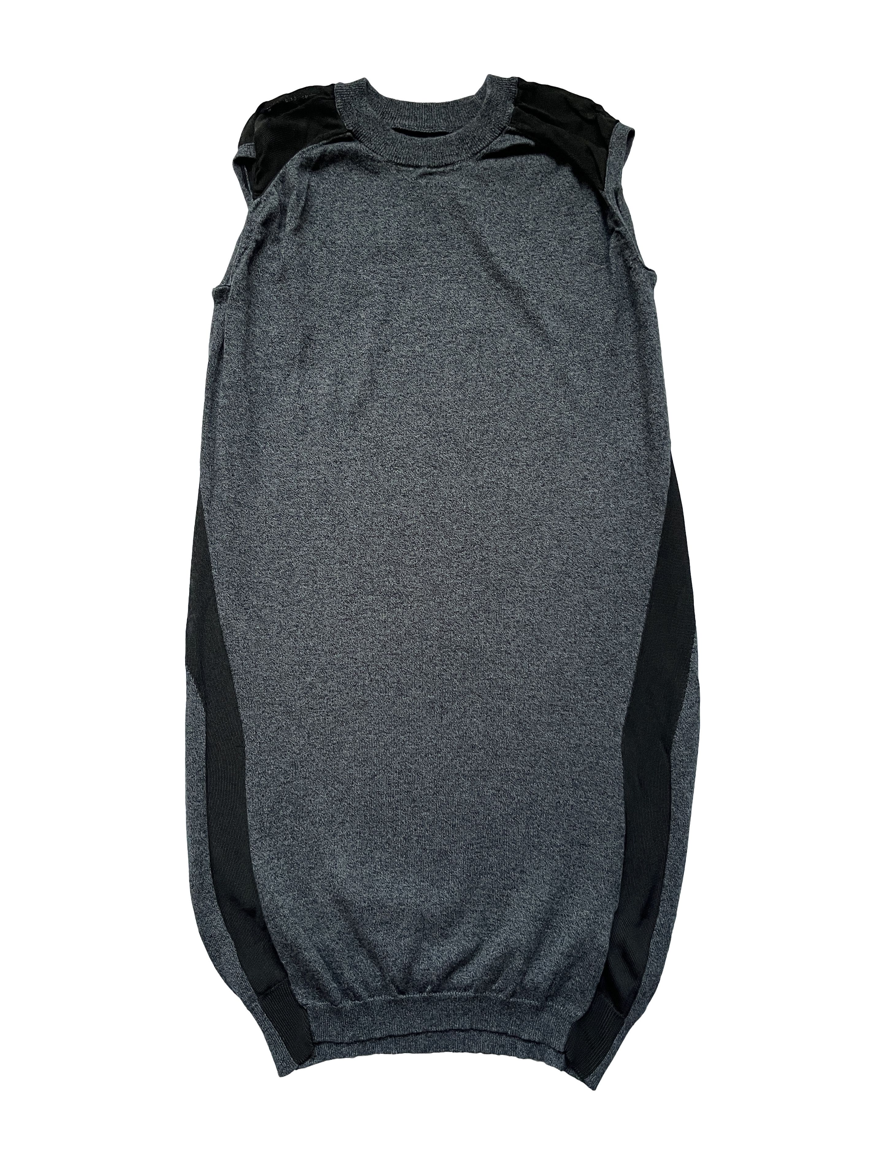 Maison Margiela ⚡️QUICK SALE⚡️2013 Maison Margiela Grey & Black Dress/Tunic Size S / US 4 / IT 40 - 1 Thumbnail
