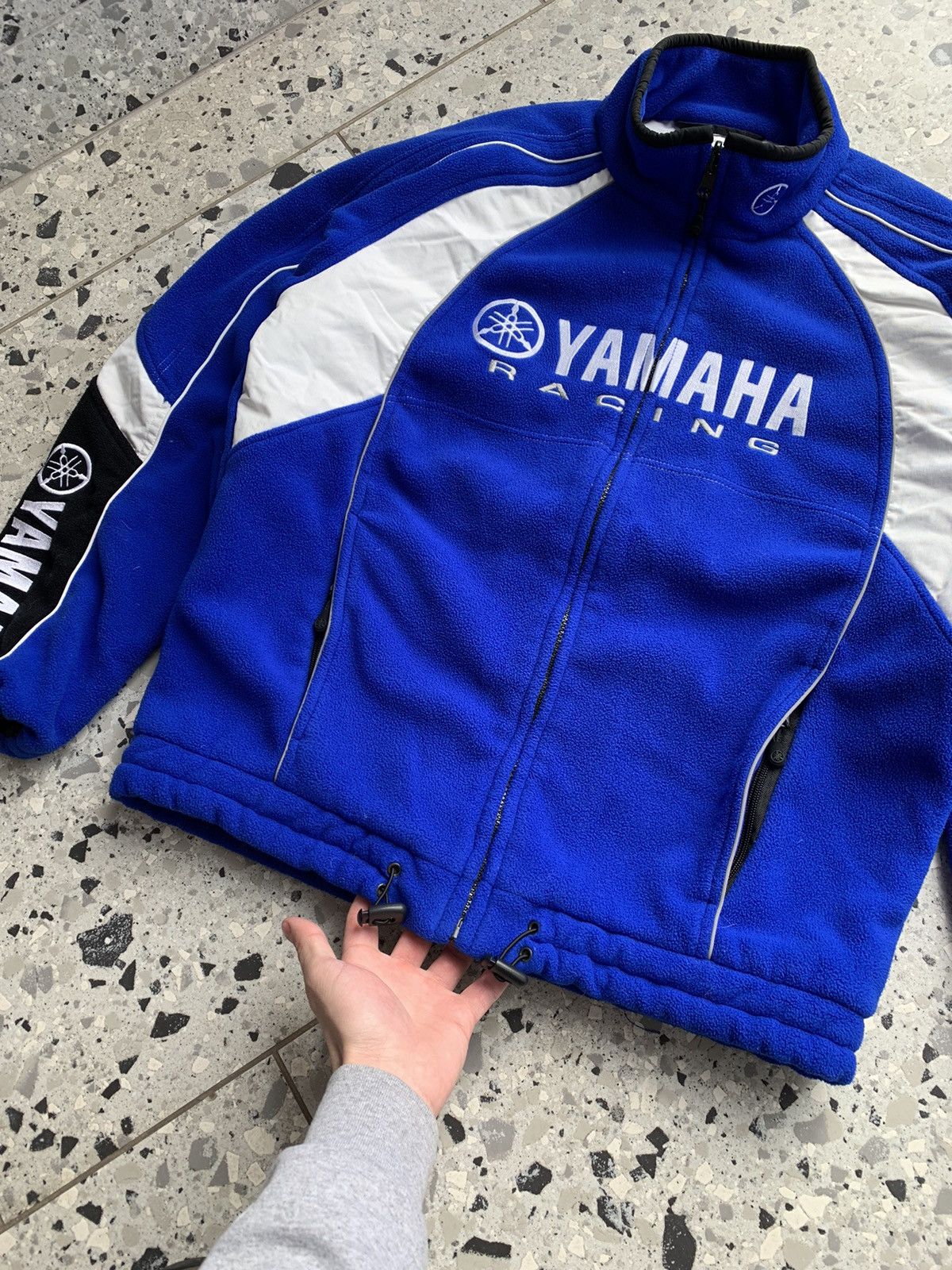 Vintage × Yamaha Vintage Yamaha Racing Fleece Jacket Y2K Size US L / EU 52-54 / 3 - 7 Thumbnail