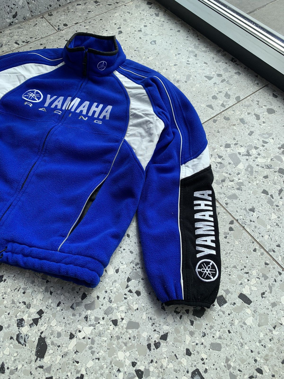 Vintage × Yamaha Vintage Yamaha Racing Fleece Jacket Y2K Size US L / EU 52-54 / 3 - 3 Thumbnail