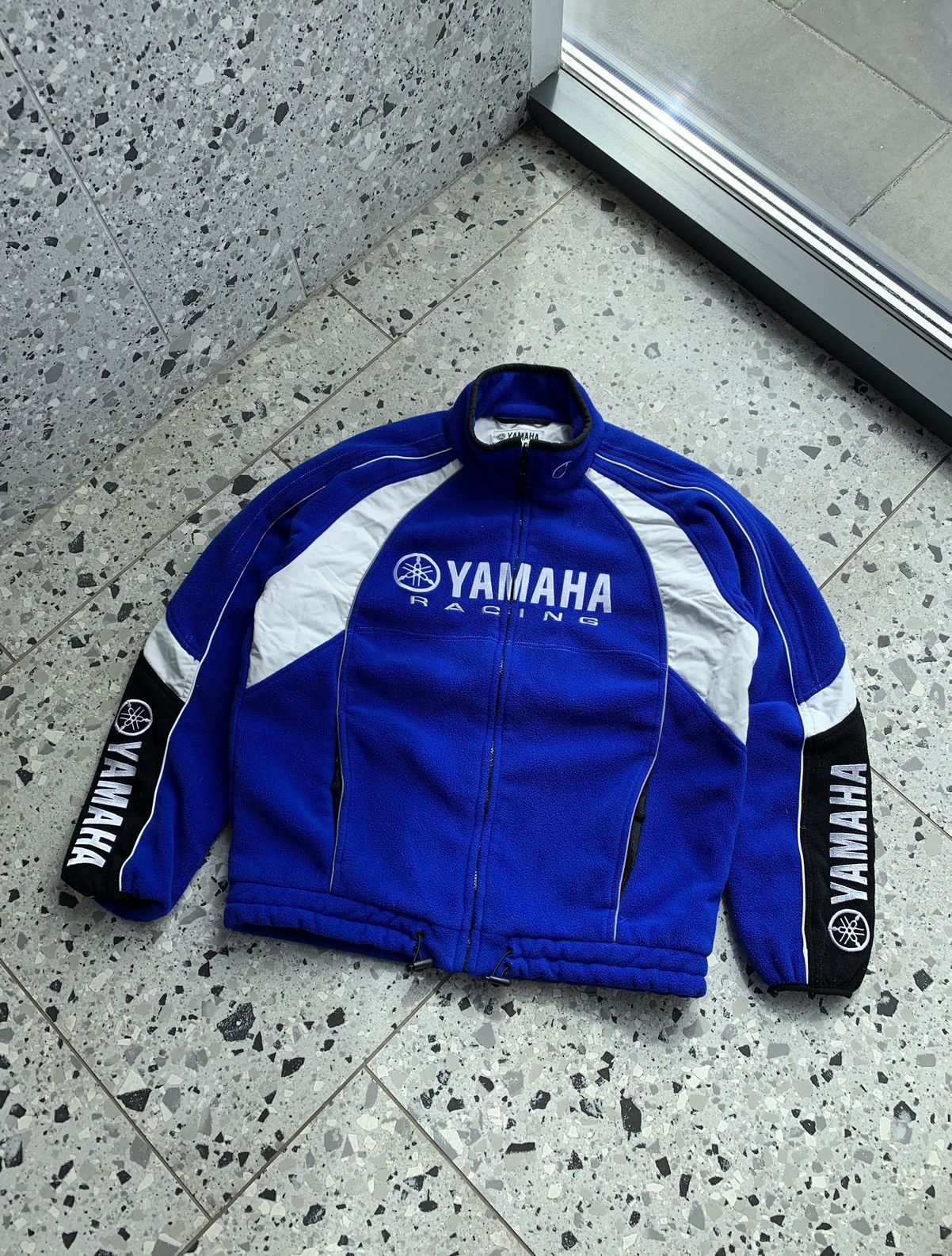 Vintage × Yamaha Vintage Yamaha Racing Fleece Jacket Y2K Size US L / EU 52-54 / 3 - 2 Thumbnail