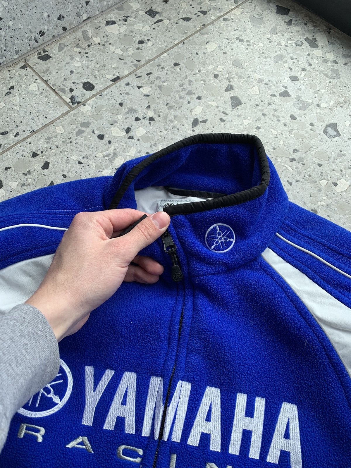 Vintage × Yamaha Vintage Yamaha Racing Fleece Jacket Y2K Size US L / EU 52-54 / 3 - 8 Thumbnail