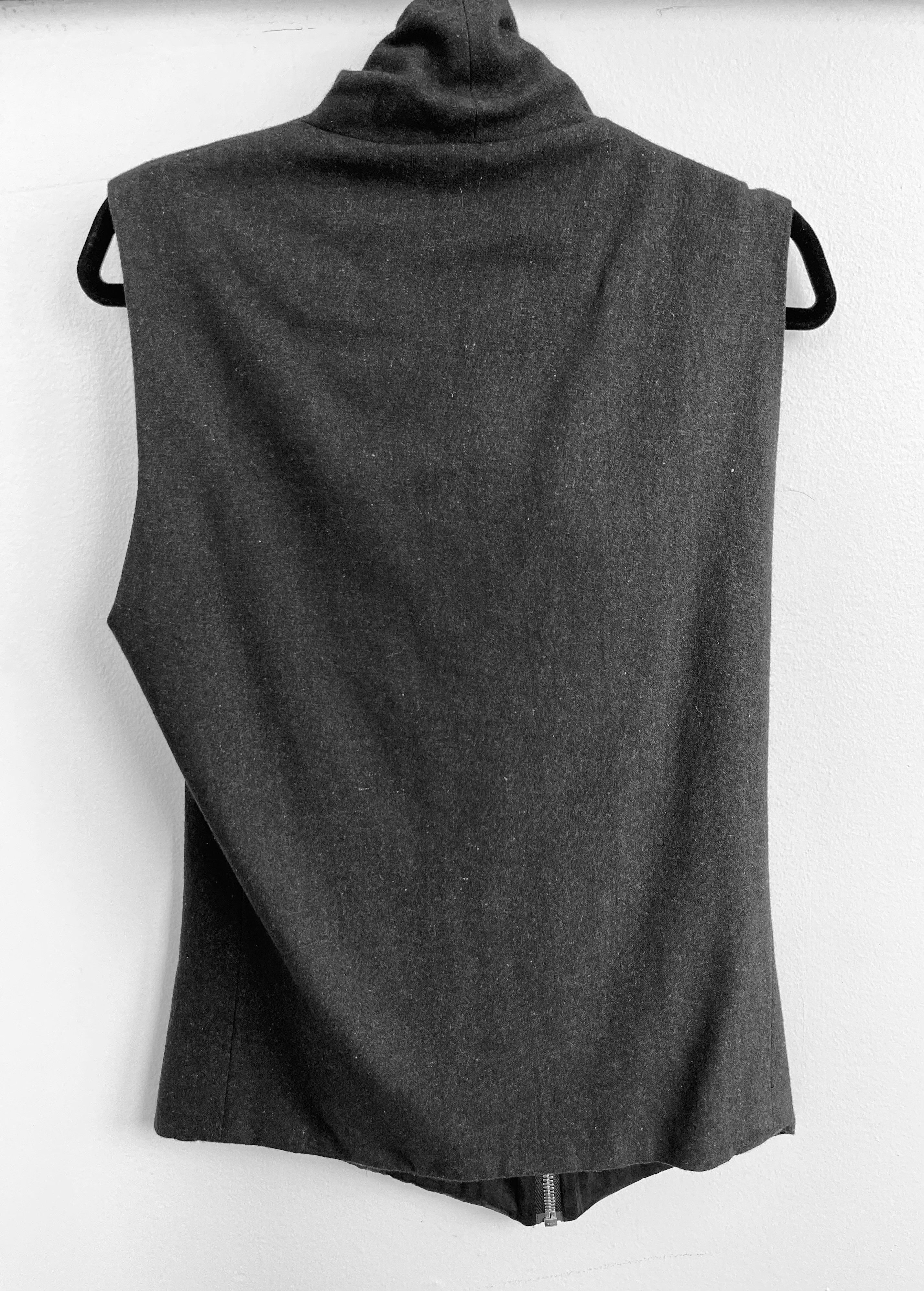 Other Parlay Black Wool Biker Sleeveless Vest Size US S / EU 44-46 / 1 - 2 Thumbnail