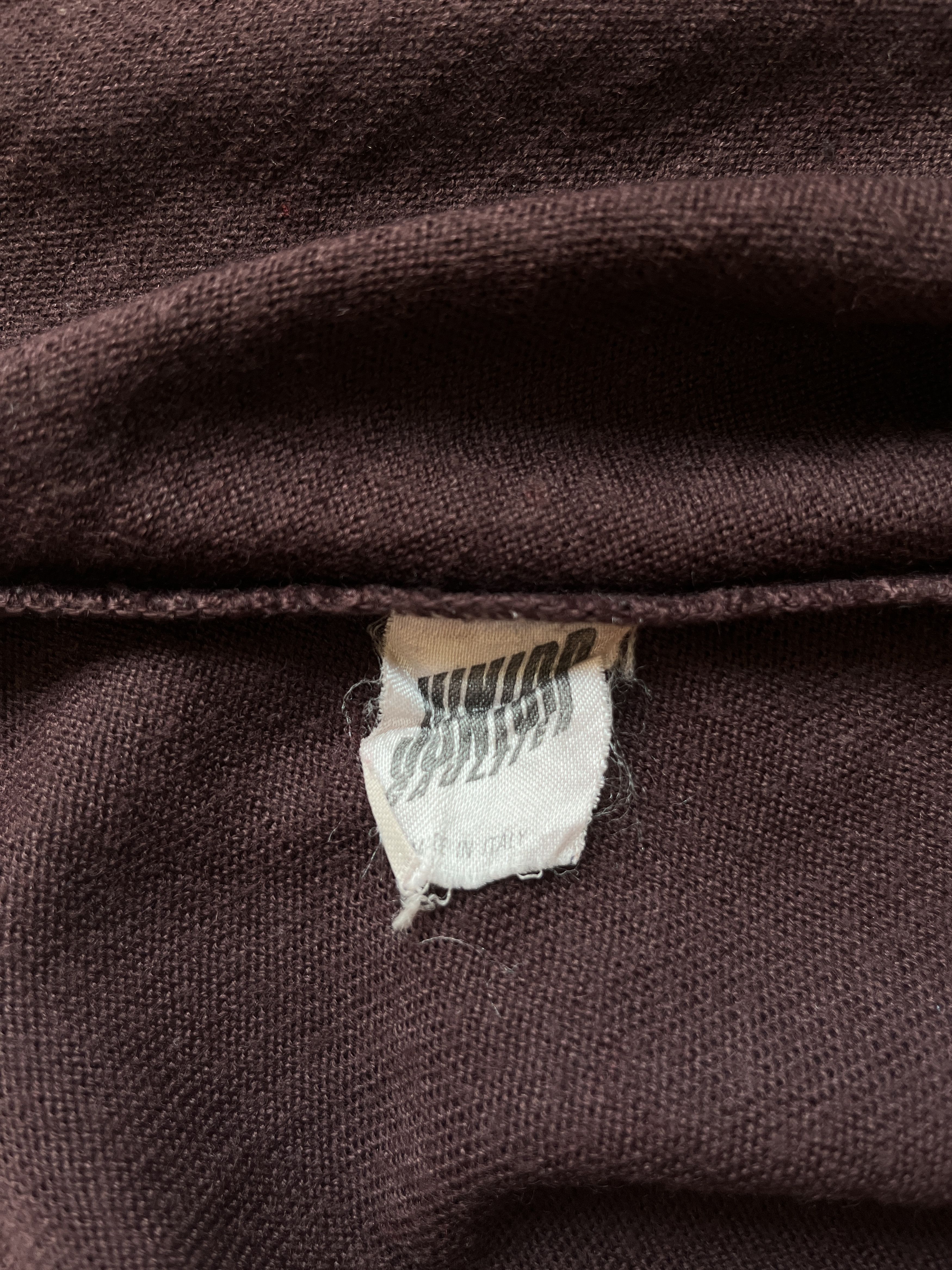 Jean Paul Gaultier ⚡️QUICK SALE⚡️1980's Jean Paul Gaultier Dark Burgundy Knit Size US S / EU 44-46 / 1 - 5 Thumbnail