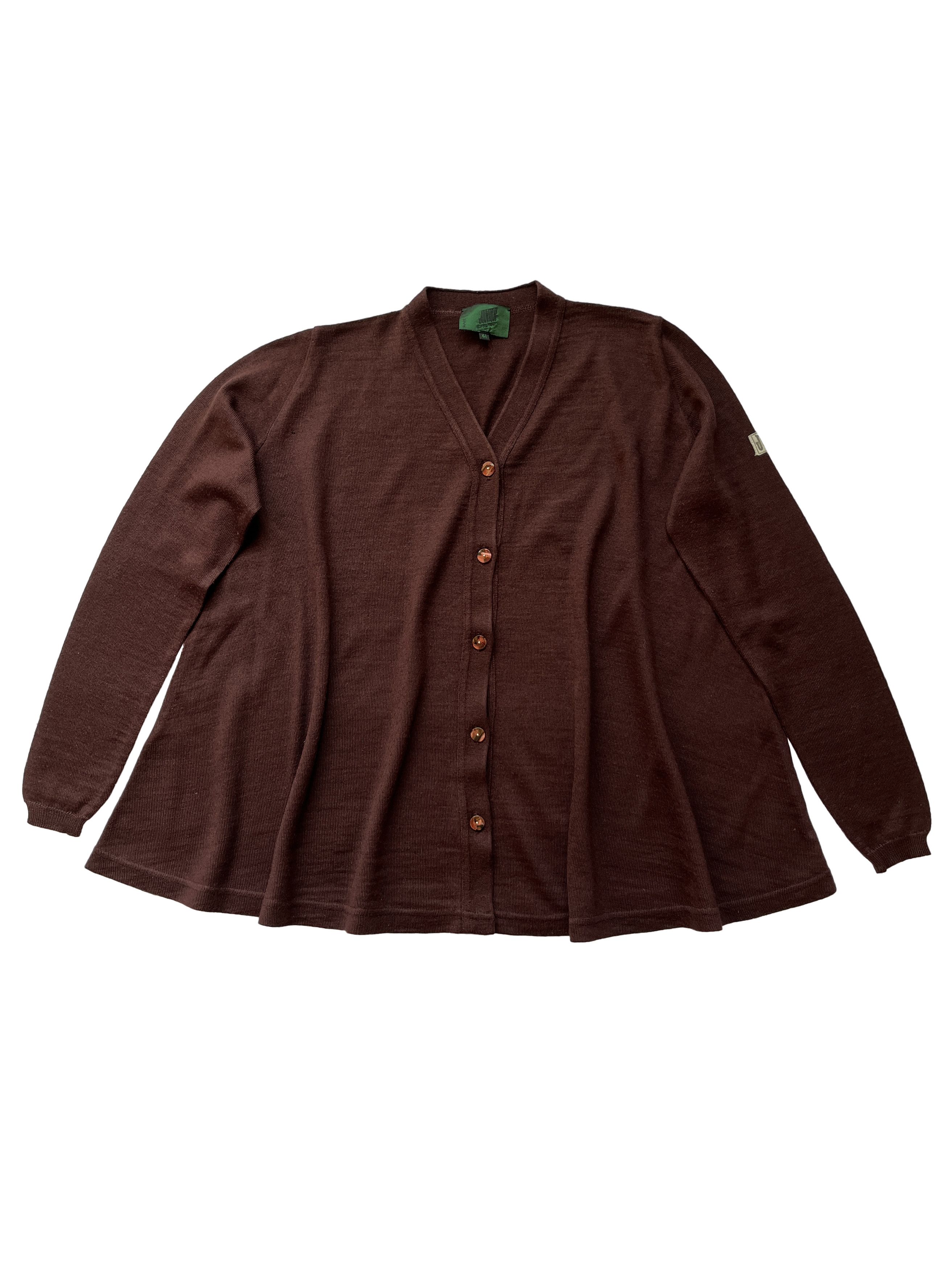 Jean Paul Gaultier ⚡️QUICK SALE⚡️1980's Jean Paul Gaultier Dark Burgundy Knit Size US S / EU 44-46 / 1 - 1 Thumbnail