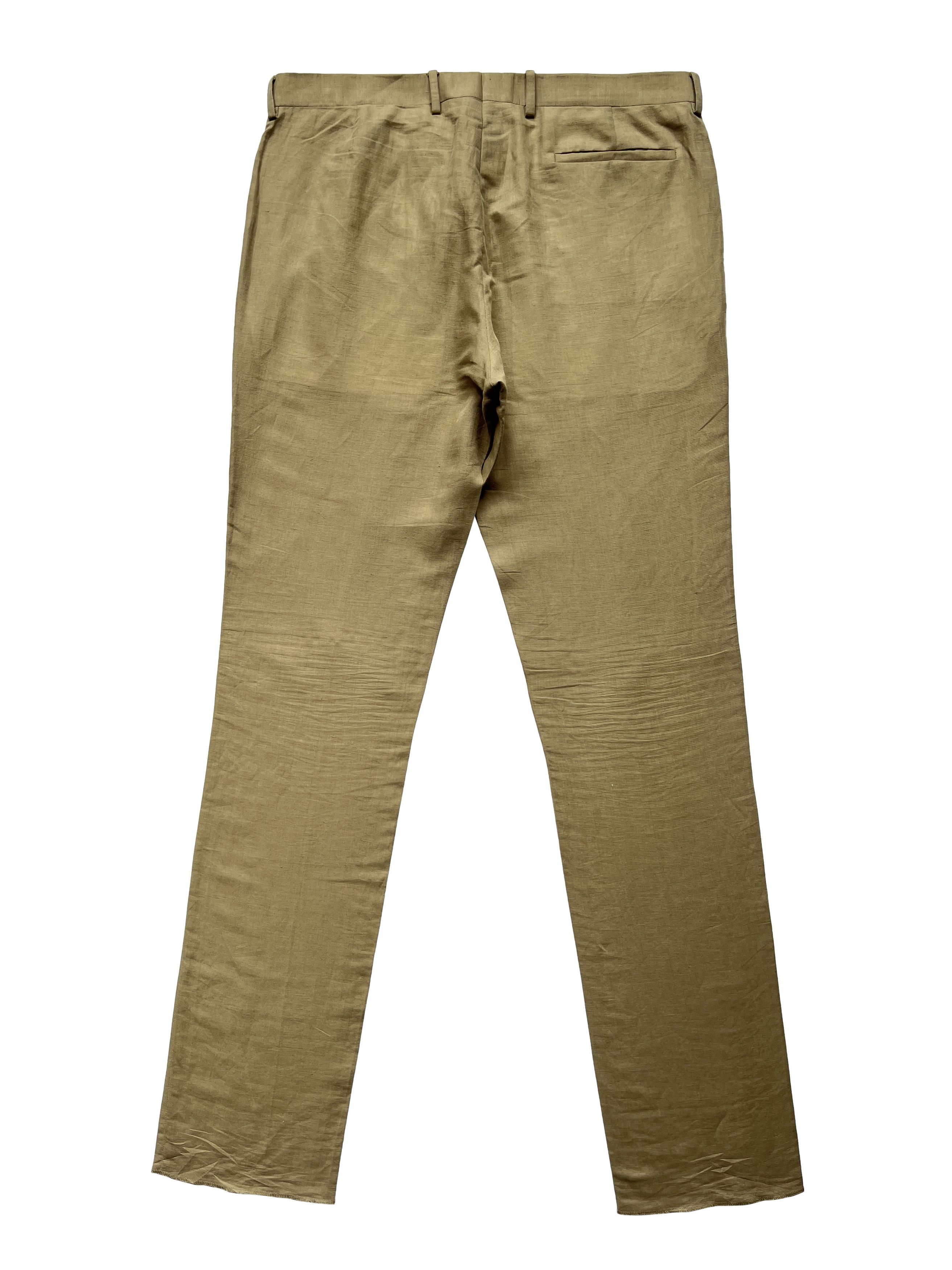 Dior ⚡️QUICK SALE⚡️2000 Dior Hedi Slimane Linen Trousers Pants Size US 38 / EU 54 - 2 Thumbnail