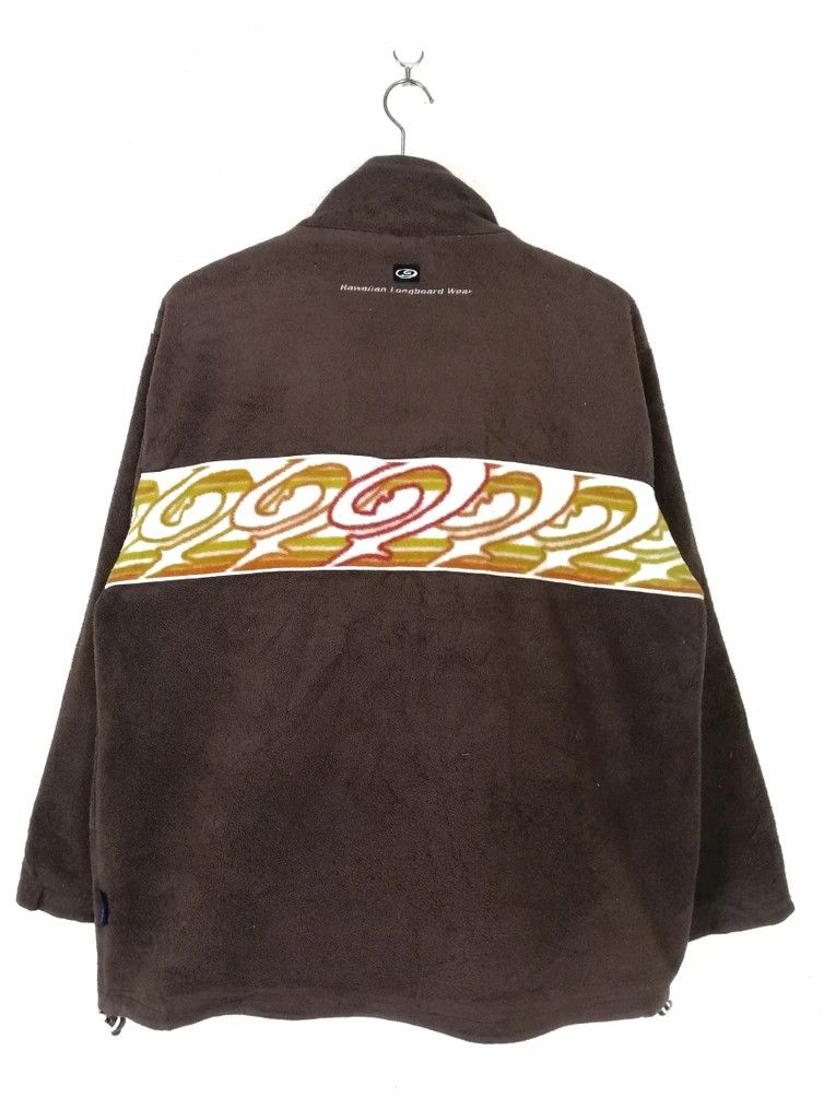 Japanese Brand Vintage Winter Piko Longboard Printed Fleece Zipper Jacket Size US L / EU 52-54 / 3 - 3 Thumbnail