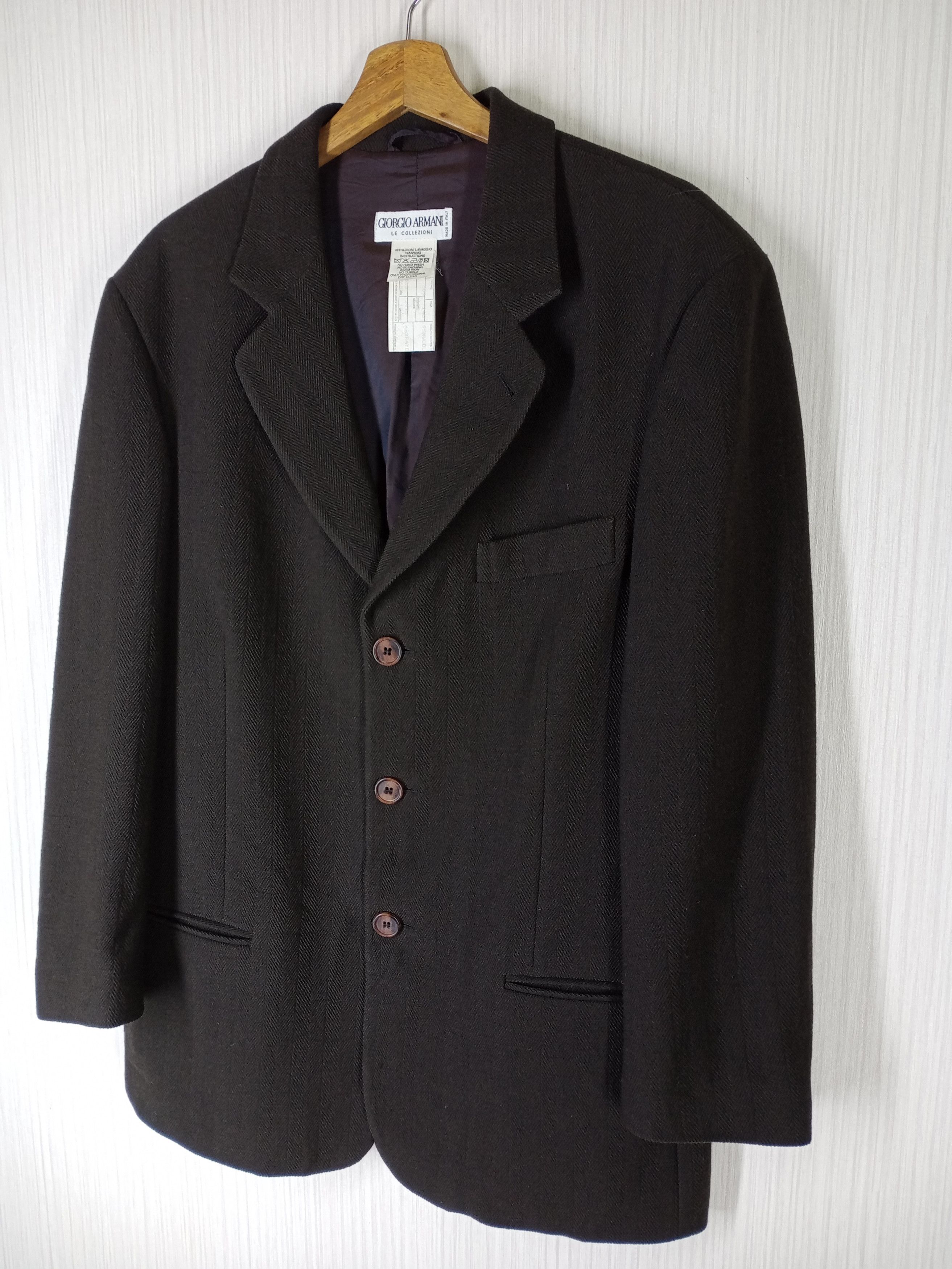 Armani Vintage Giorgio Armani Le Collezioni Blazer Jacket Size US M / EU 48-50 / 2 - 2 Thumbnail
