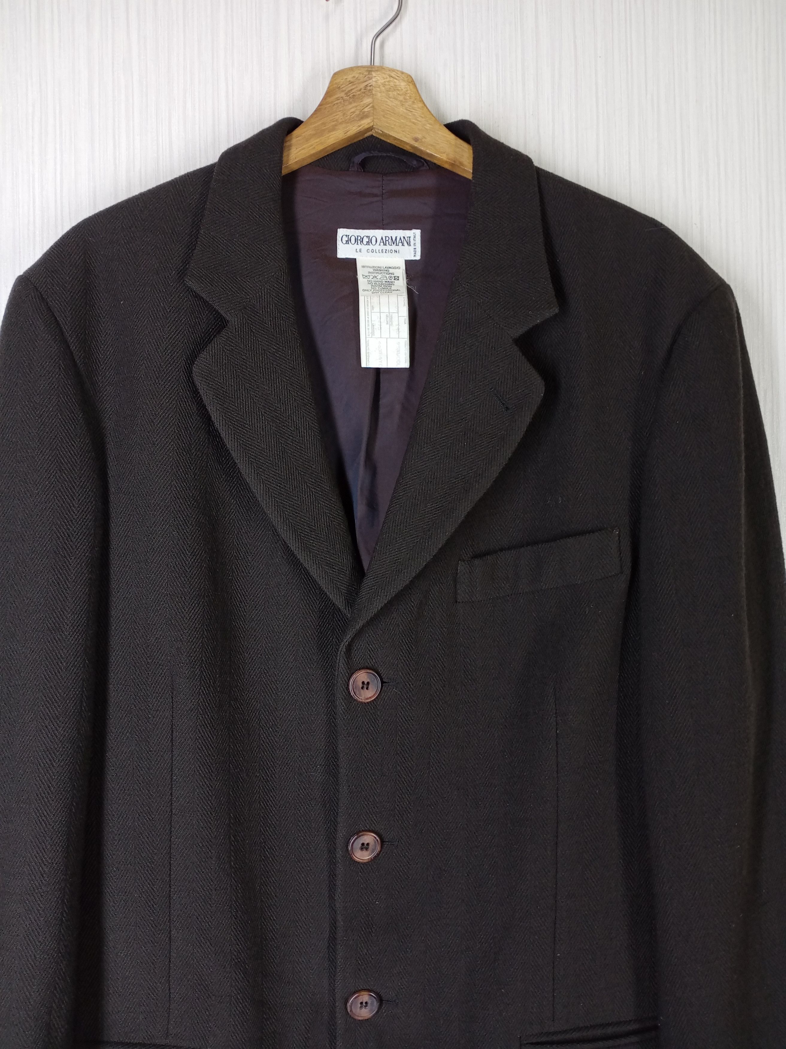 Armani Vintage Giorgio Armani Le Collezioni Blazer Jacket Size US M / EU 48-50 / 2 - 3 Thumbnail