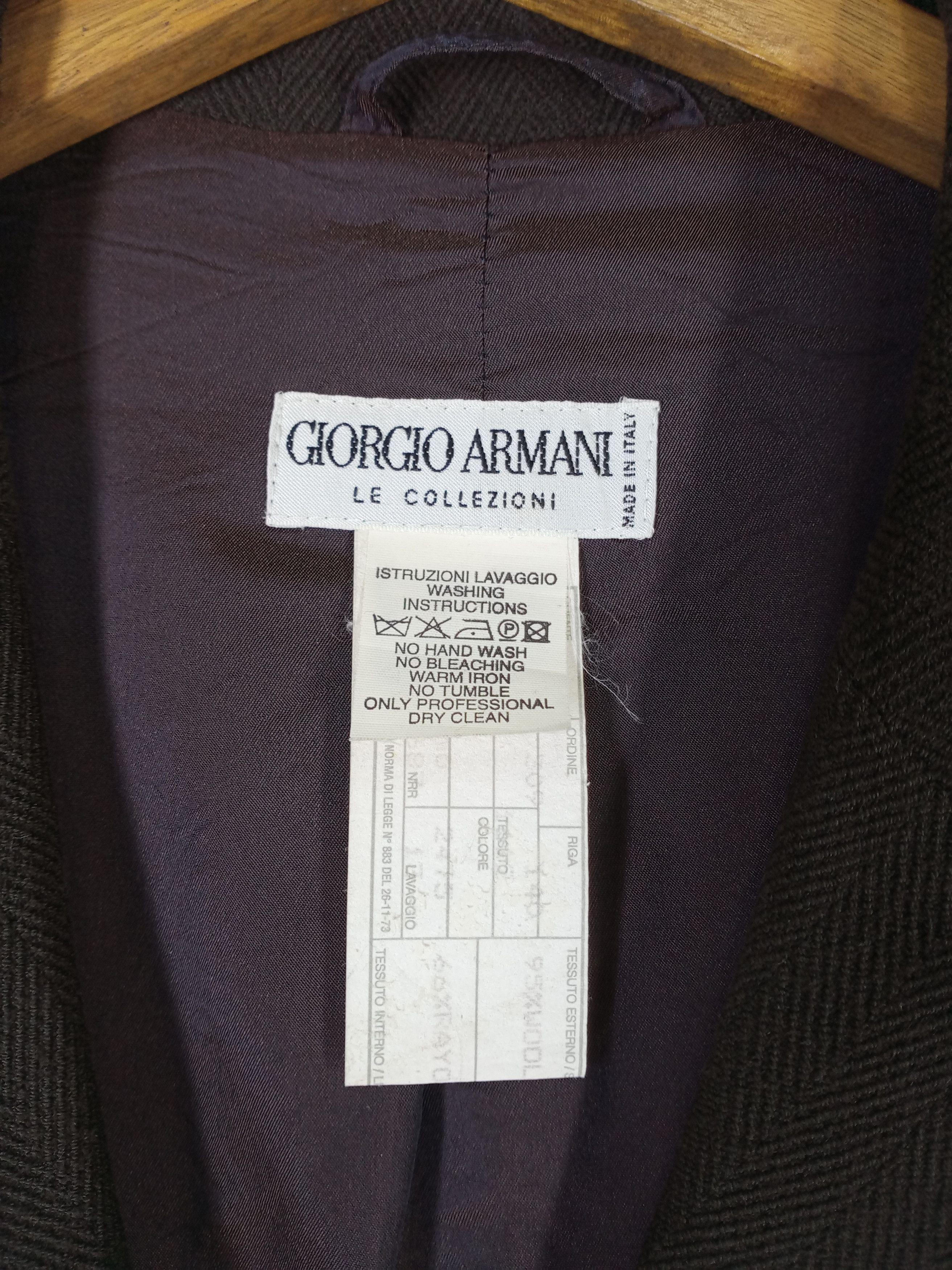 Armani Vintage Giorgio Armani Le Collezioni Blazer Jacket Size US M / EU 48-50 / 2 - 9 Thumbnail