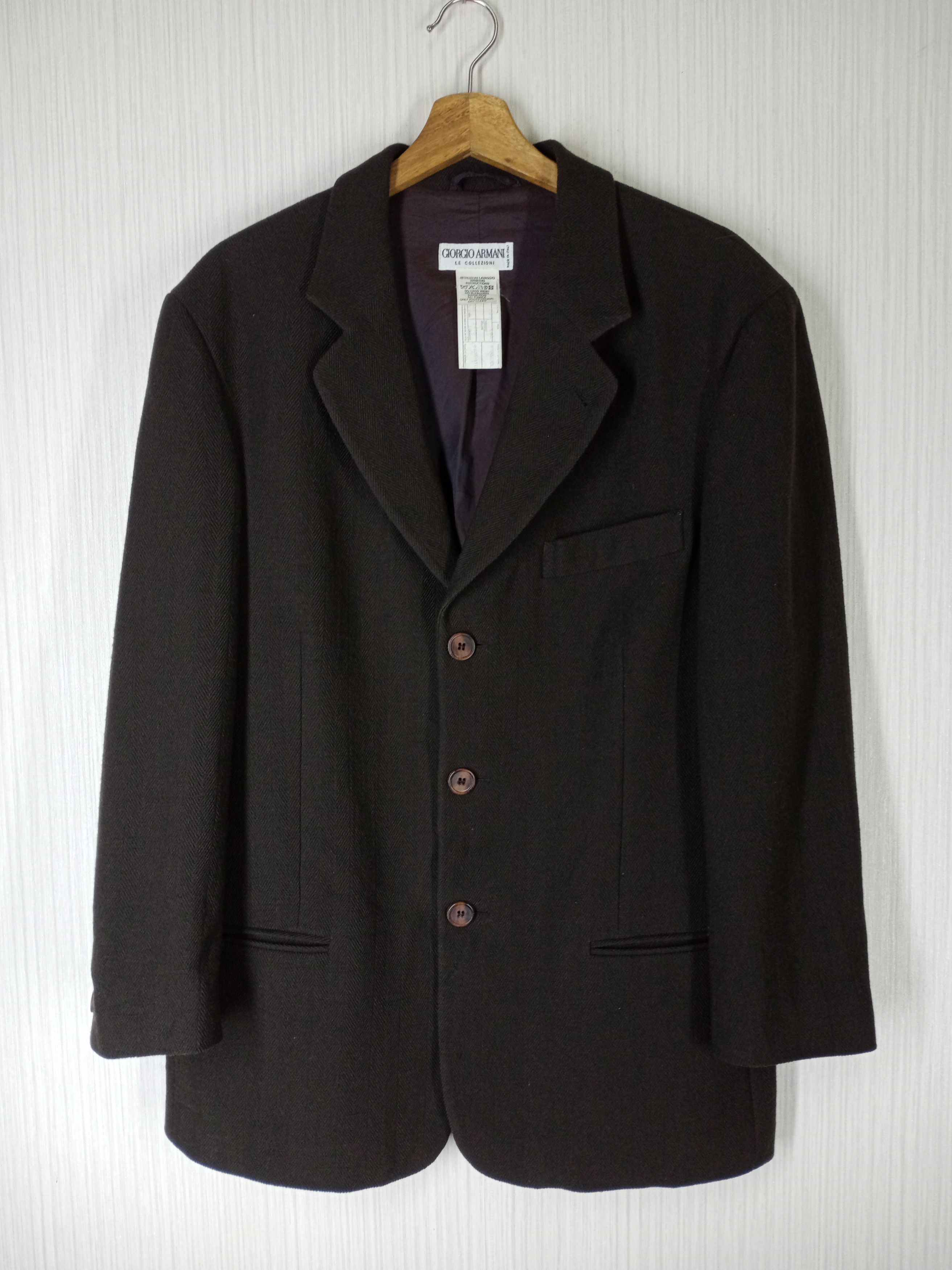 Armani Vintage Giorgio Armani Le Collezioni Blazer Jacket Size US M / EU 48-50 / 2 - 1 Thumbnail