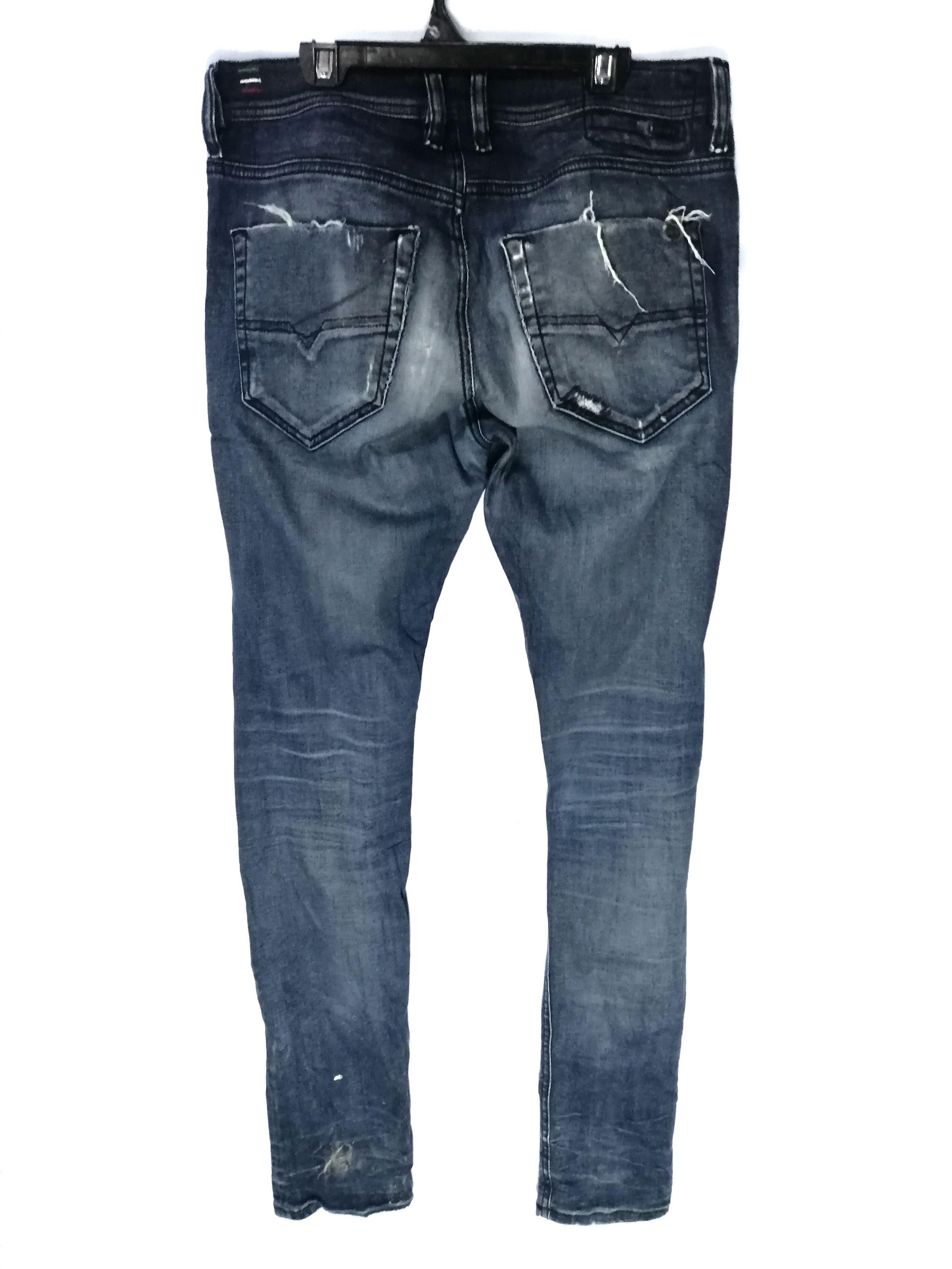 Diesel Black Gold Diesel Over Skinny Fit Destroyed Denim Tepphar Size US 32 / EU 48 - 3 Thumbnail