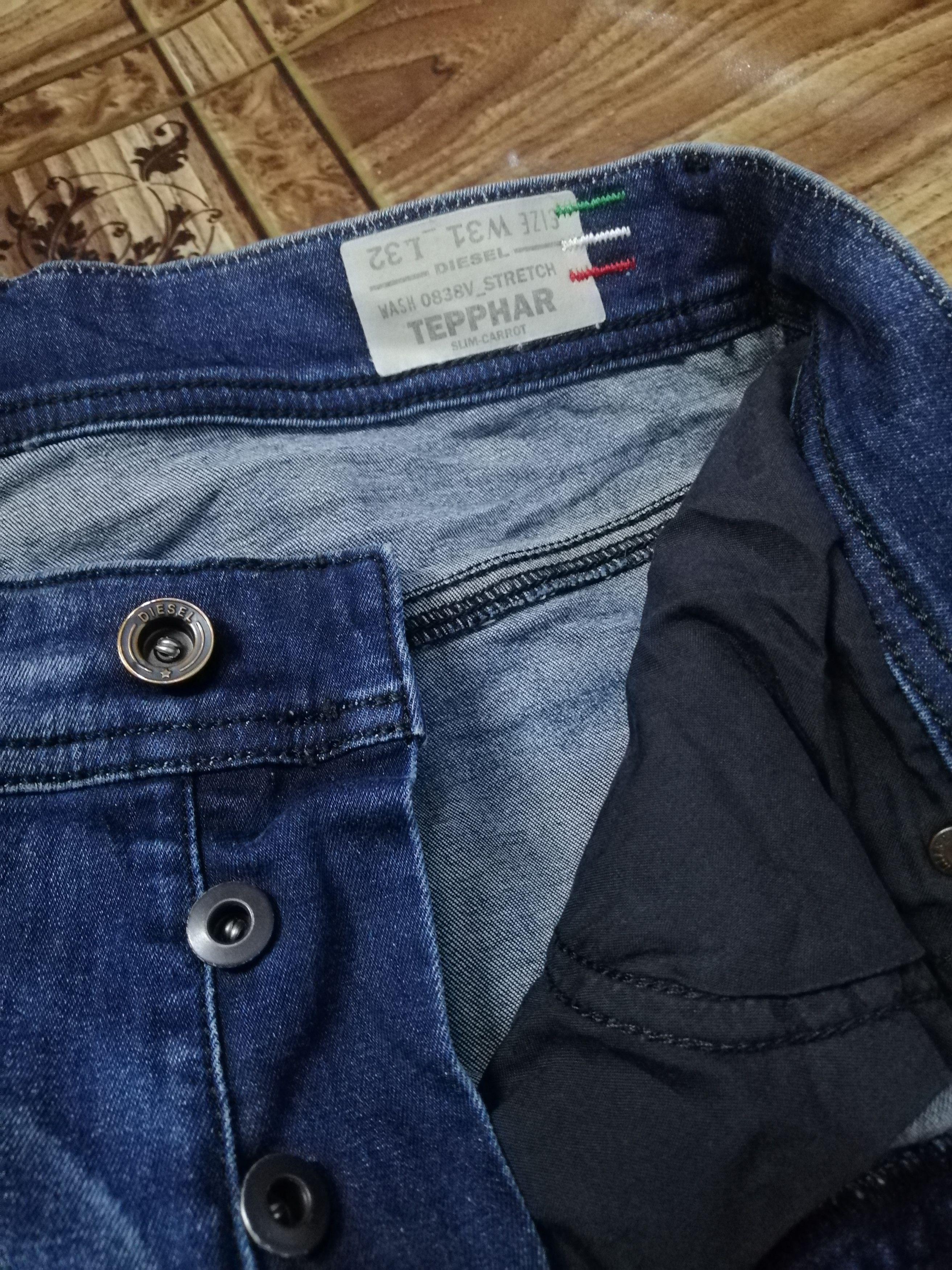 Diesel Black Gold Diesel Over Skinny Fit Destroyed Denim Tepphar Size US 32 / EU 48 - 6 Thumbnail