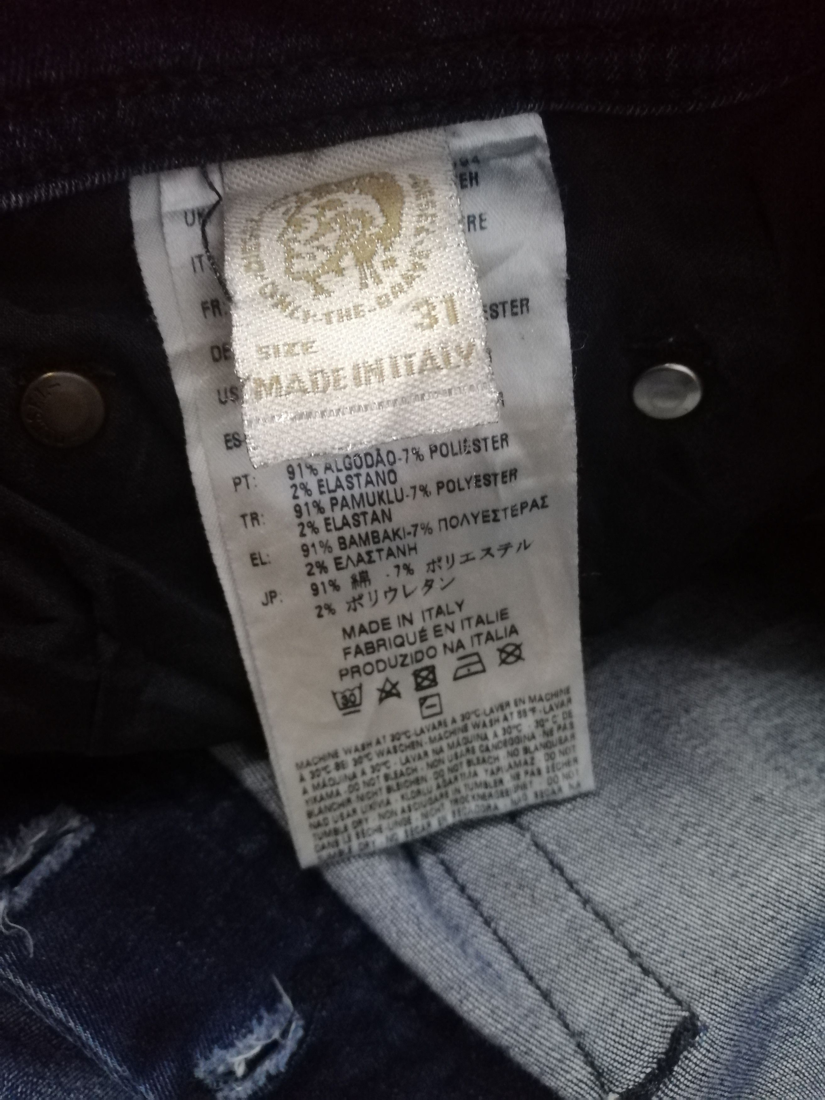 Diesel Black Gold Diesel Over Skinny Fit Destroyed Denim Tepphar Size US 32 / EU 48 - 5 Thumbnail