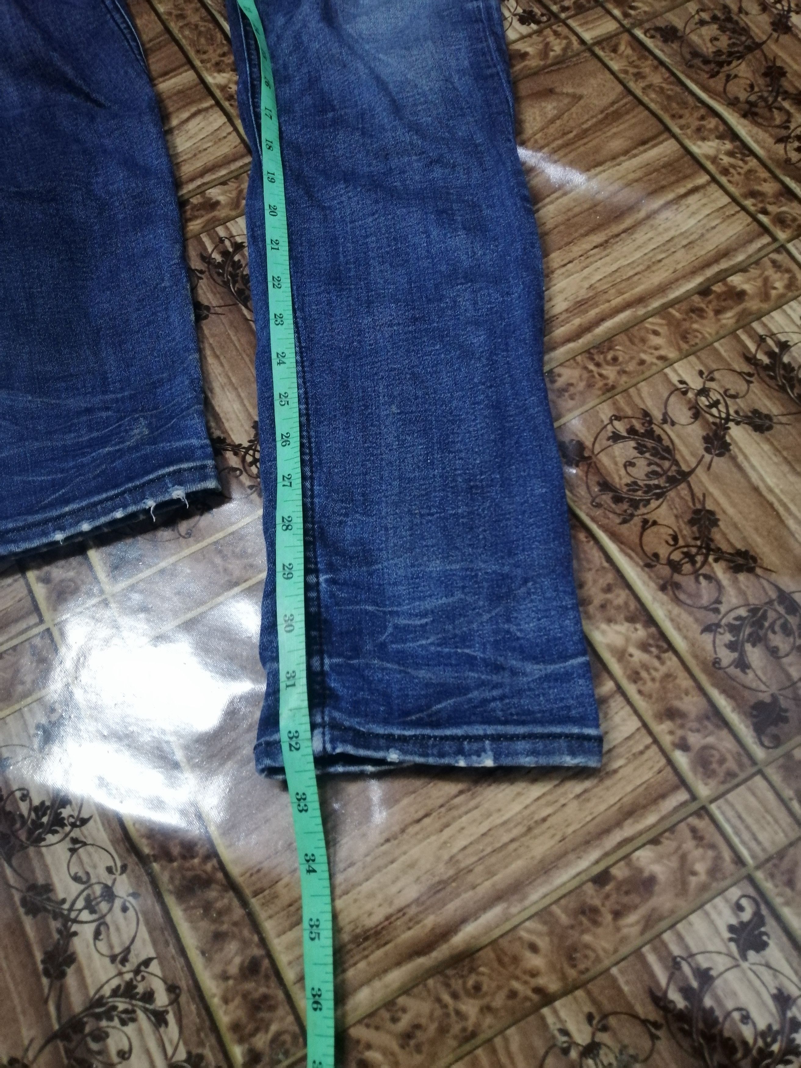 Diesel Black Gold Diesel Over Skinny Fit Destroyed Denim Tepphar Size US 32 / EU 48 - 9 Thumbnail