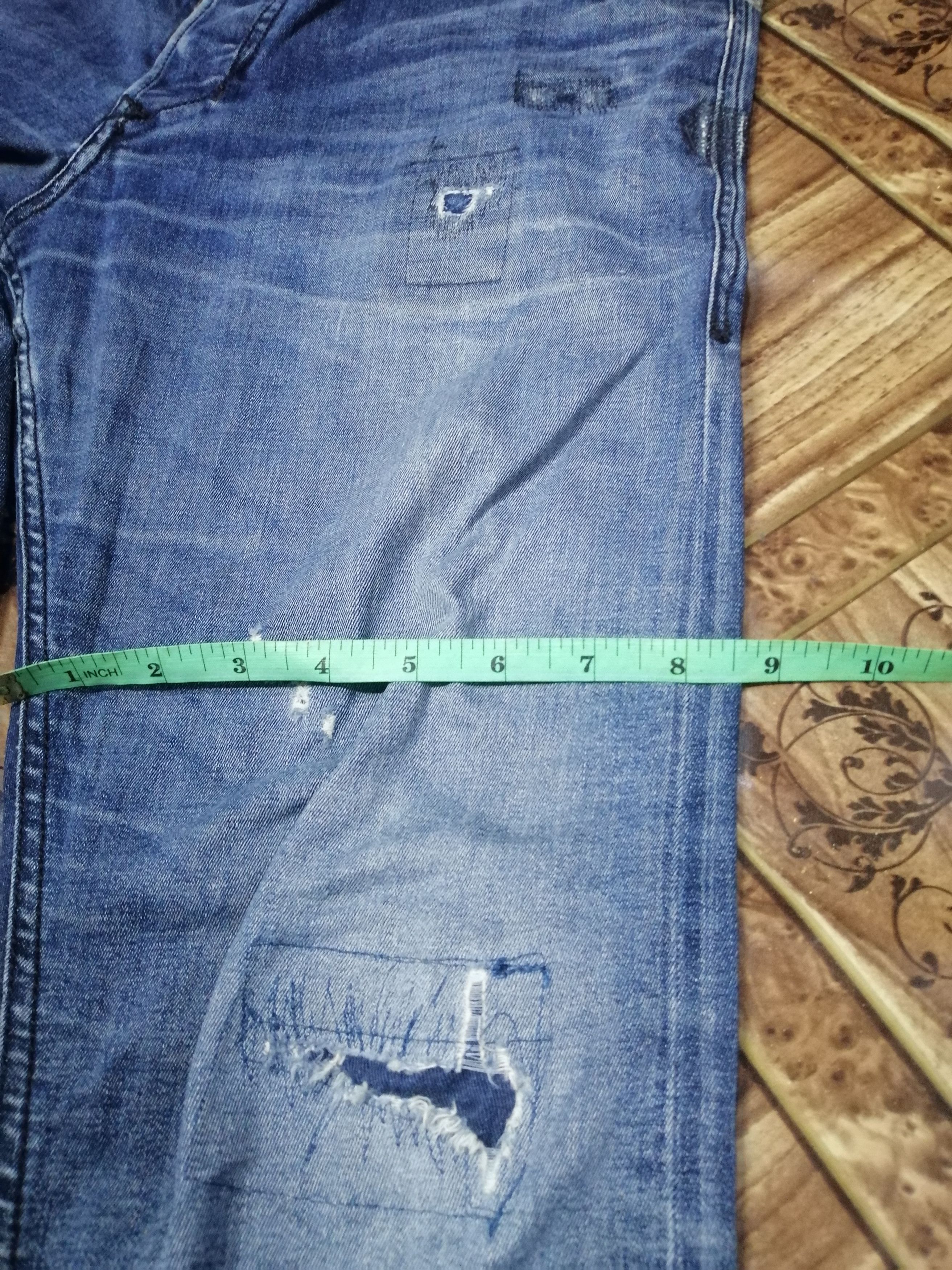 Diesel Black Gold Diesel Over Skinny Fit Destroyed Denim Tepphar Size US 32 / EU 48 - 11 Thumbnail