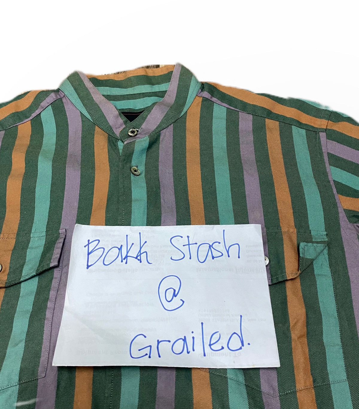 Missoni Missoni Stripes Mandarin Collar Shirt Size US M / EU 48-50 / 2 - 6 Thumbnail