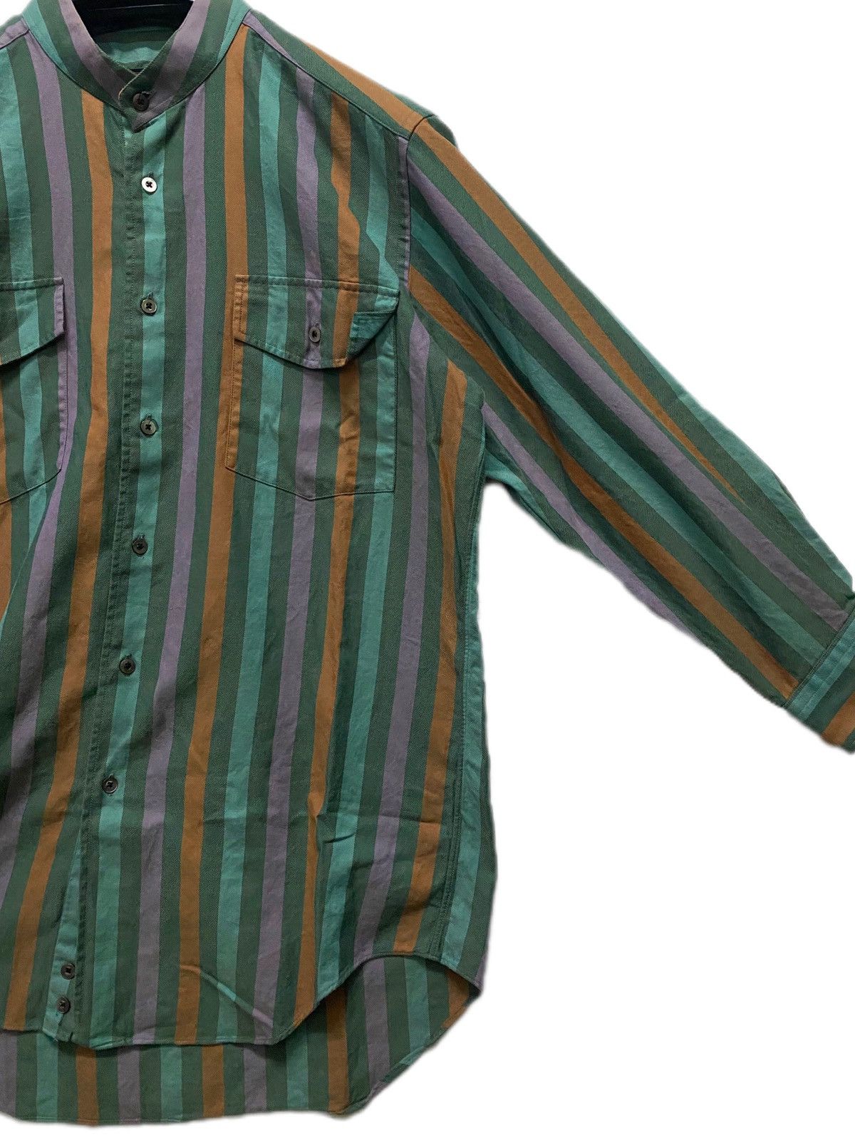 Missoni Missoni Stripes Mandarin Collar Shirt Size US M / EU 48-50 / 2 - 4 Thumbnail