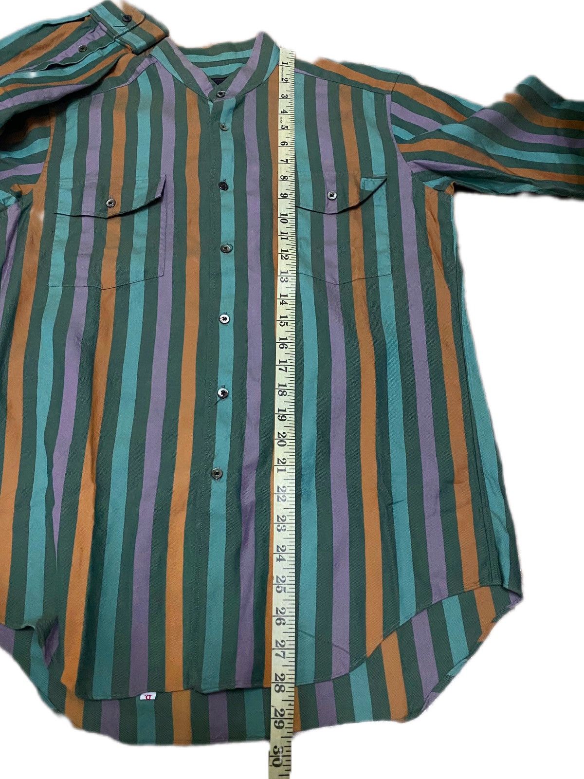 Missoni Missoni Stripes Mandarin Collar Shirt Size US M / EU 48-50 / 2 - 8 Thumbnail