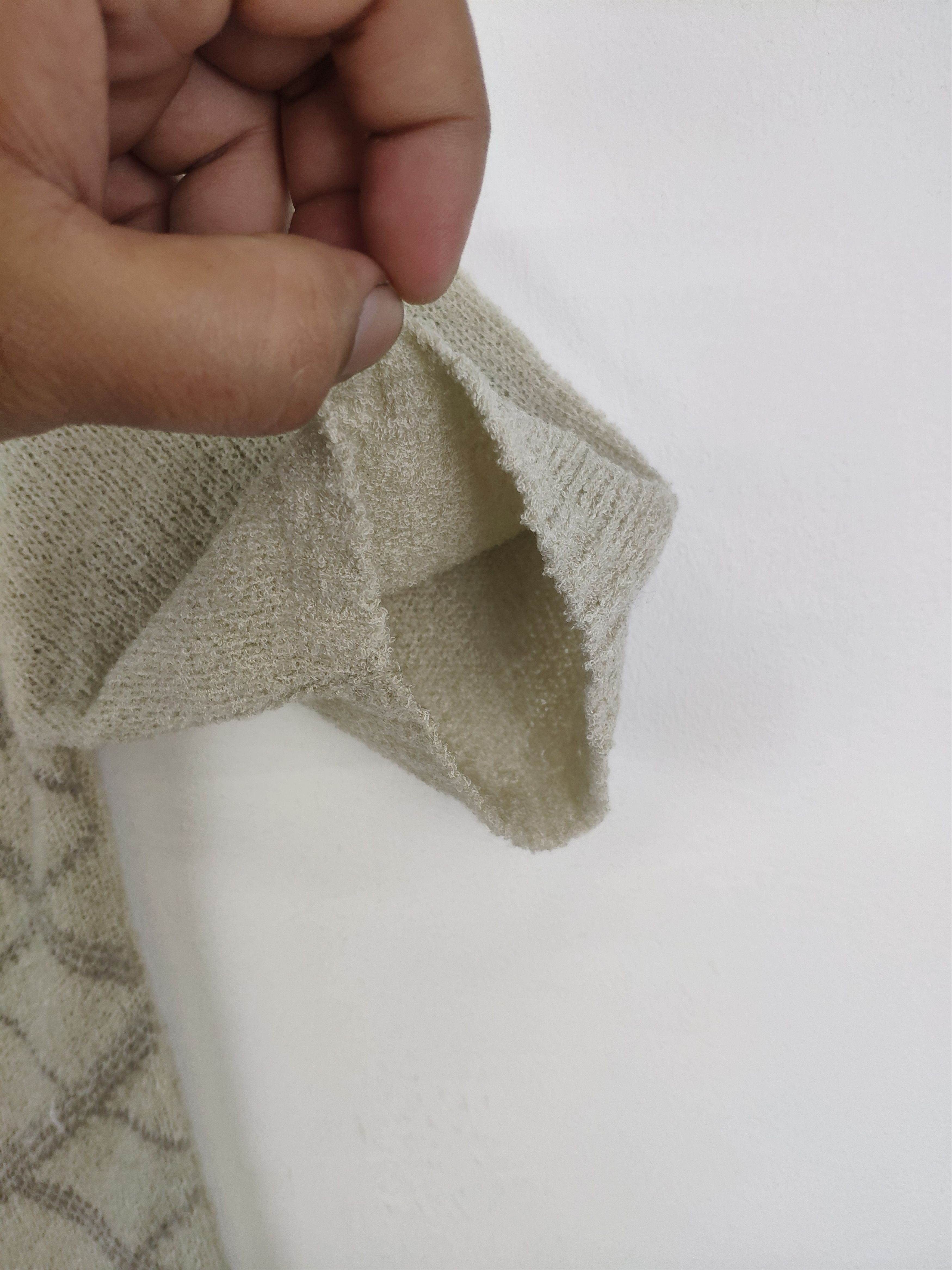 Aran Isles Knitwear × Designer × Japanese Brand Vintage Stefano Deux Knit Button Up Shirt Size XXS / US 00 / IT 34 - 5 Thumbnail
