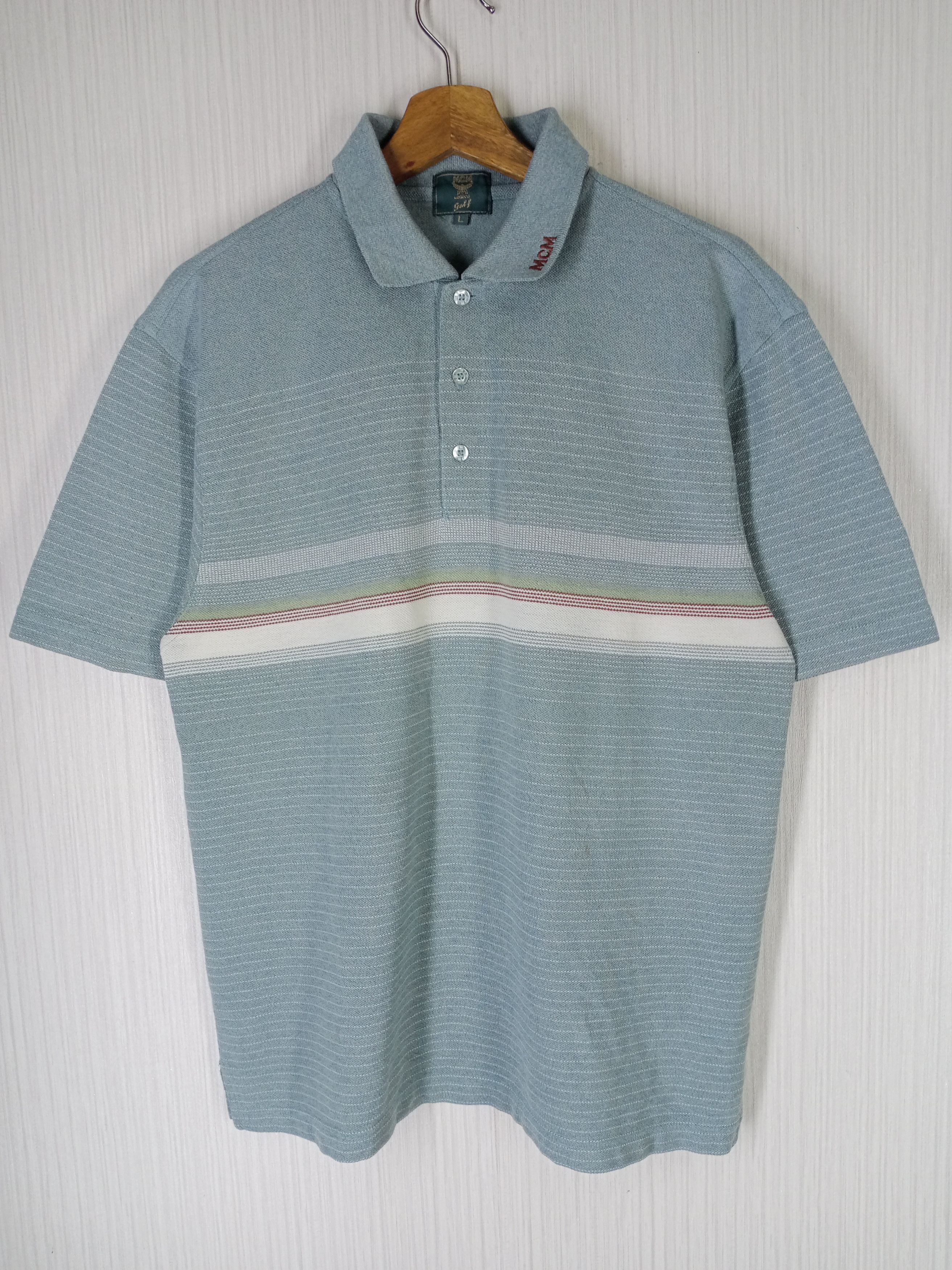 MCM Vintage MCM Legere Golf Polo Shirt Size US L / EU 52-54 / 3 - 3 Thumbnail