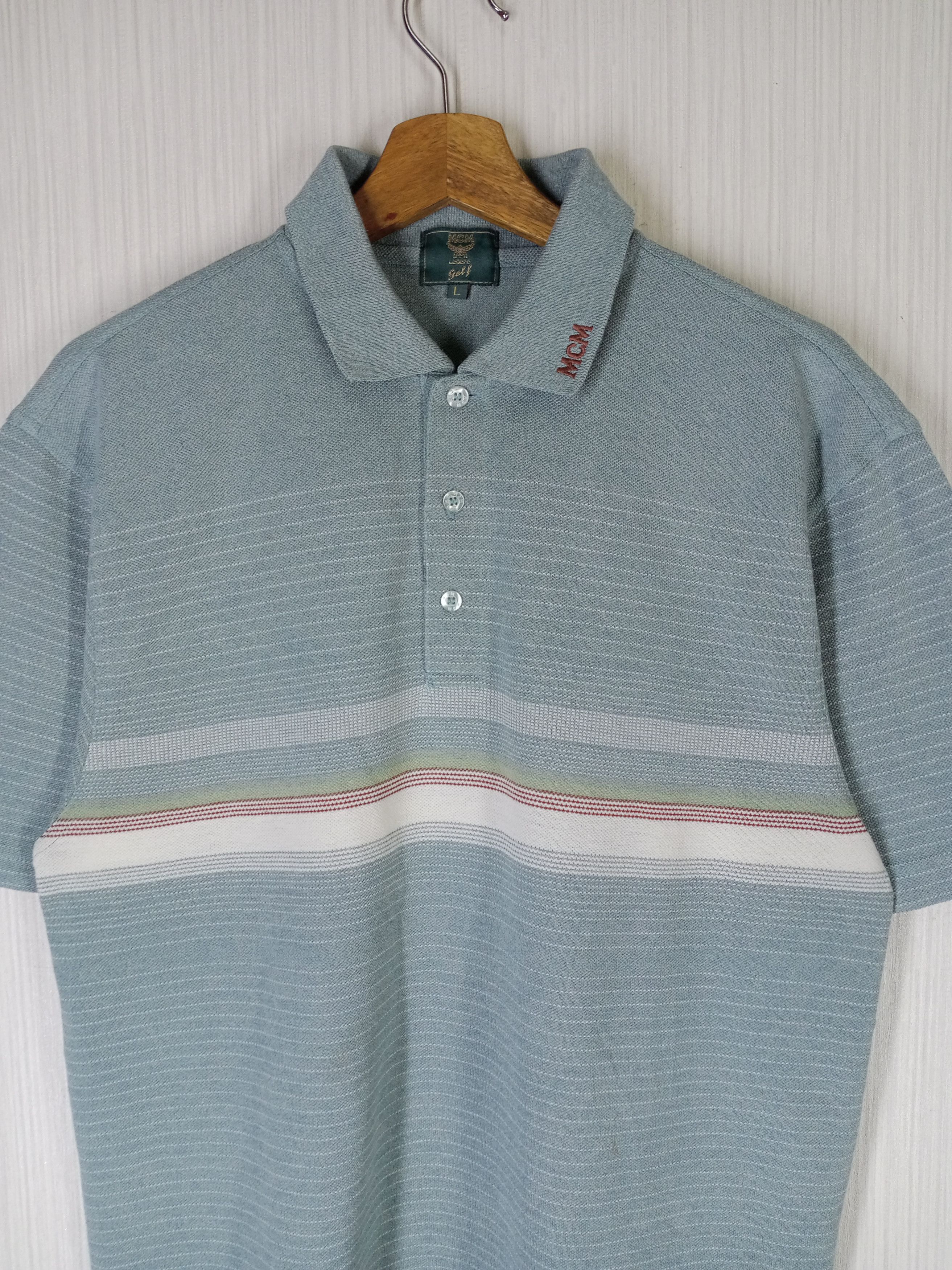 MCM Vintage MCM Legere Golf Polo Shirt Size US L / EU 52-54 / 3 - 2 Thumbnail