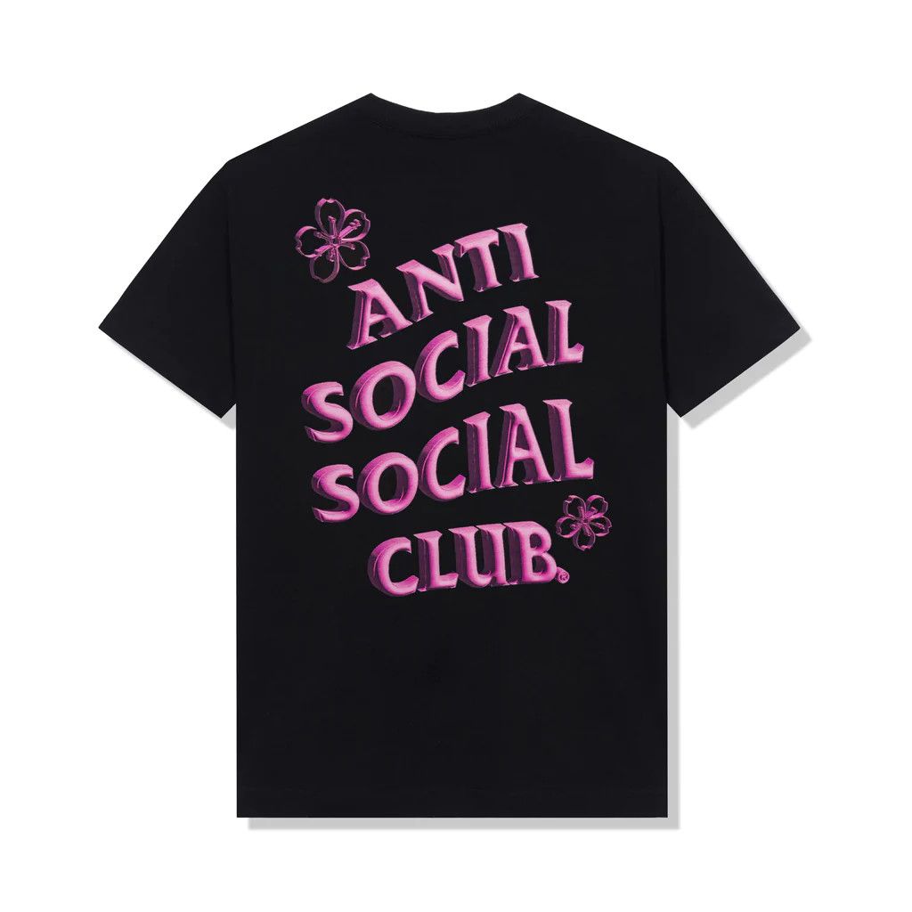 Anti Social Social Club DS Pink ASSC Coral Crush Black Tee Bape kith FTP FOG VLONE Size US XL / EU 56 / 4 - 1 Thumbnail