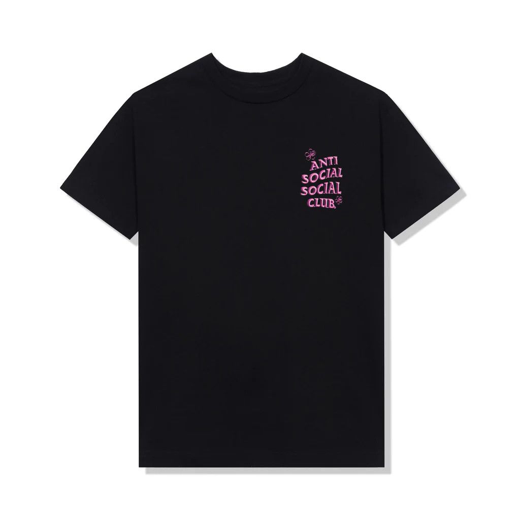 Anti Social Social Club DS Pink ASSC Coral Crush Black Tee Bape kith FTP FOG VLONE Size US XL / EU 56 / 4 - 4 Thumbnail