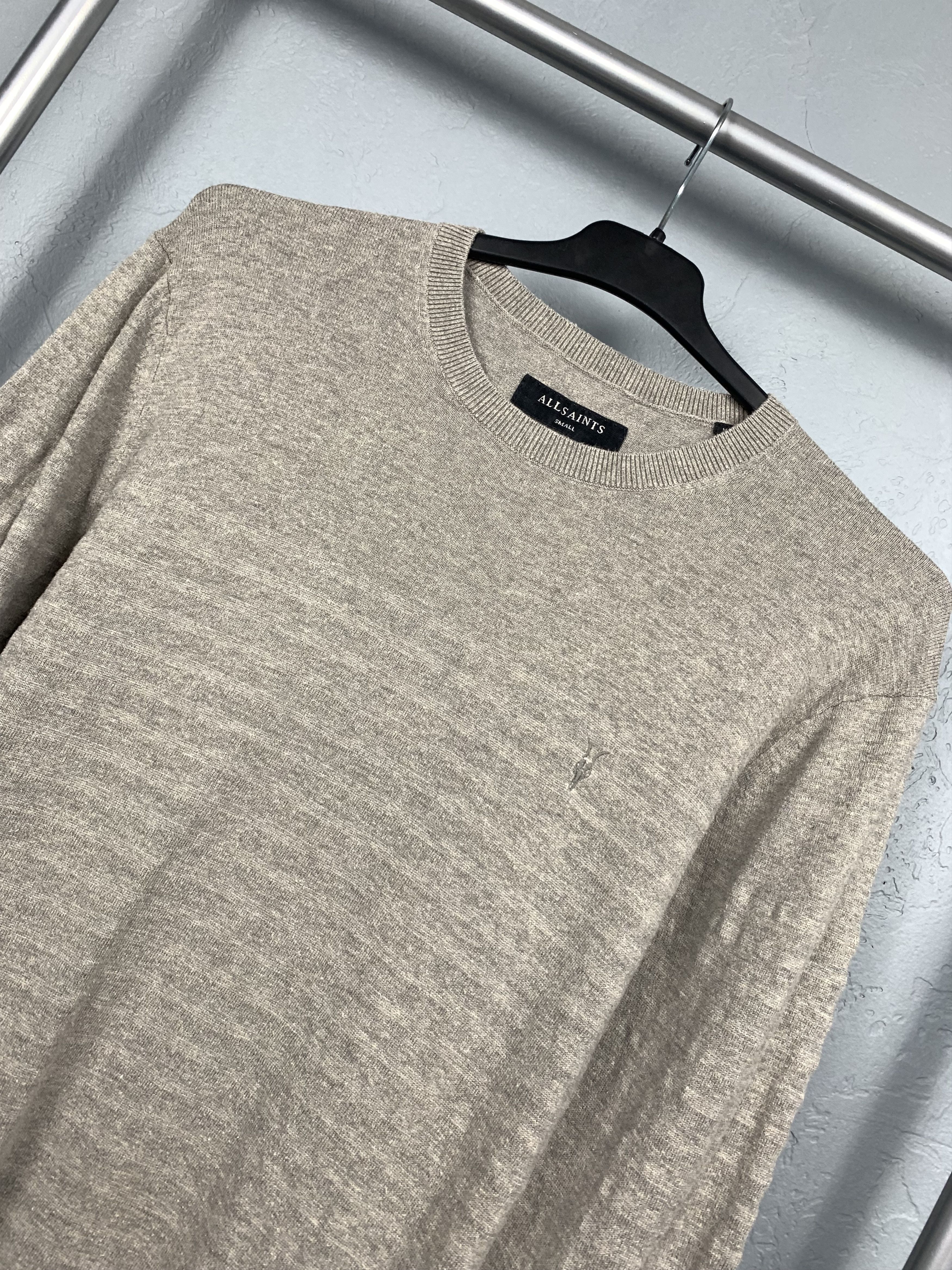 Allsaints Allsaints Wherry Crew Neck Mens Cotton Knit Sweater Size US S / EU 44-46 / 1 - 2 Thumbnail