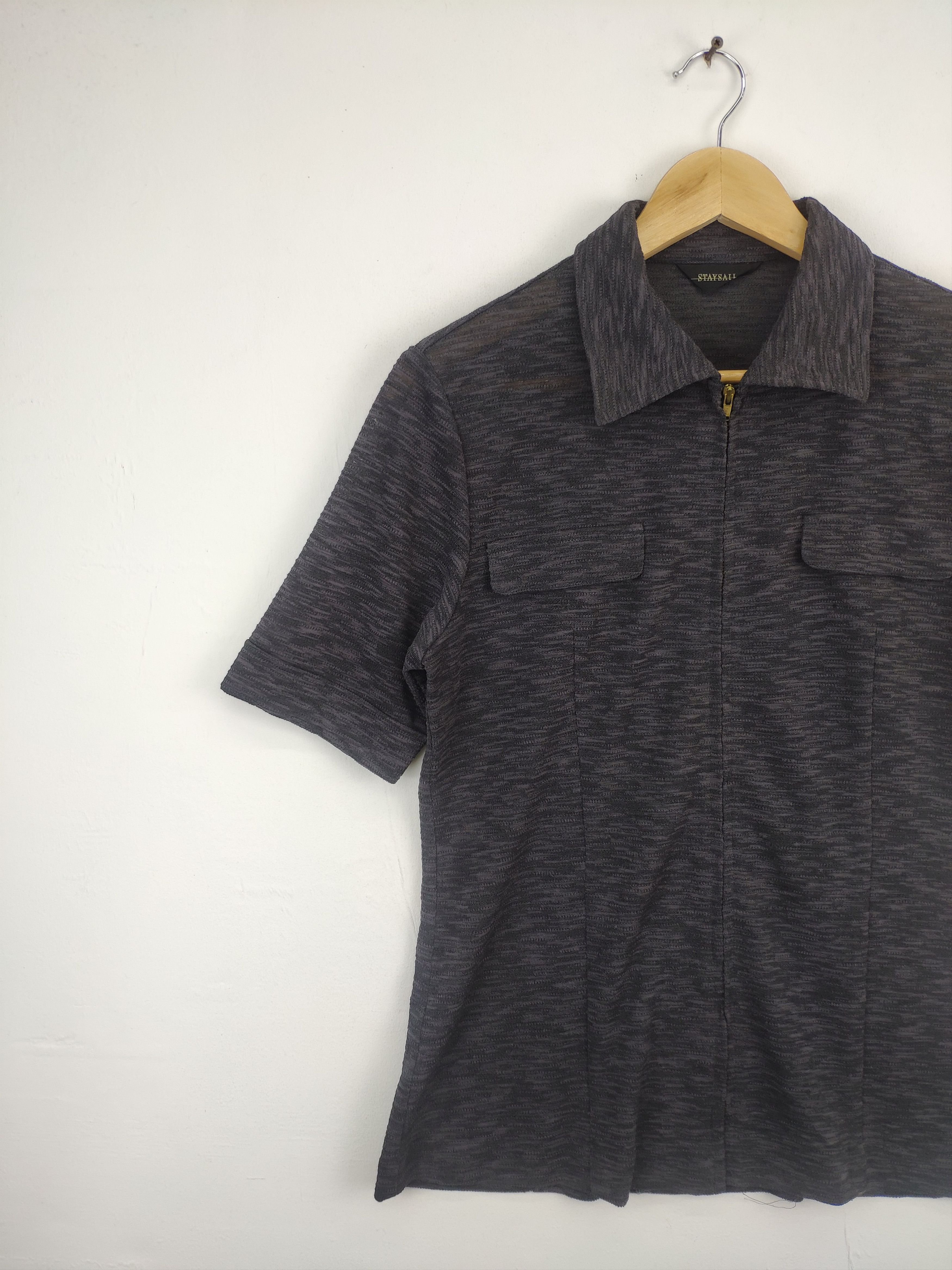 Japanese Brand × Vintage Vintage Polo Shirt Zip Up by Staysail Size S / US 4 / IT 40 - 6 Thumbnail