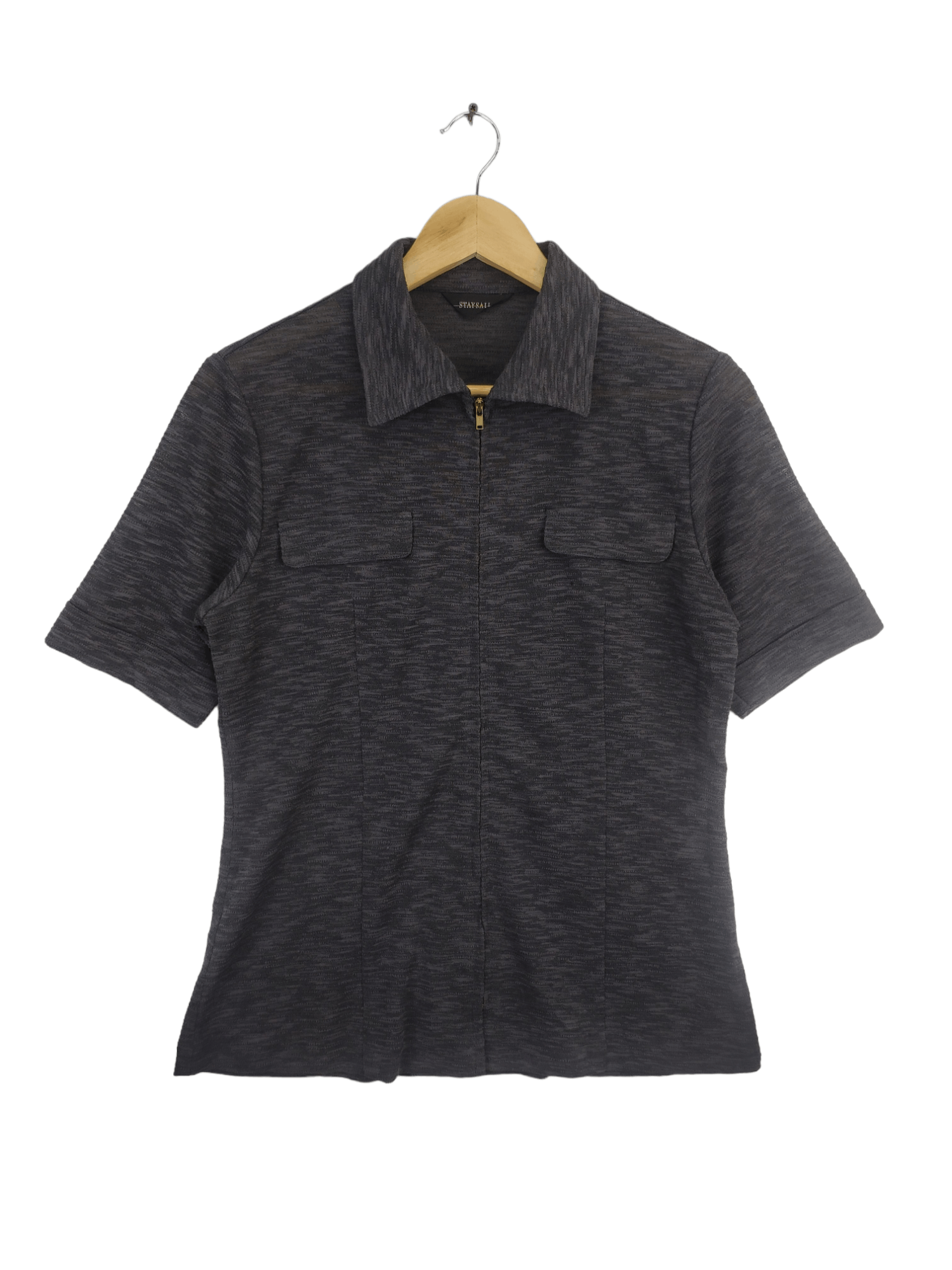 Japanese Brand × Vintage Vintage Polo Shirt Zip Up by Staysail Size S / US 4 / IT 40 - 1 Thumbnail
