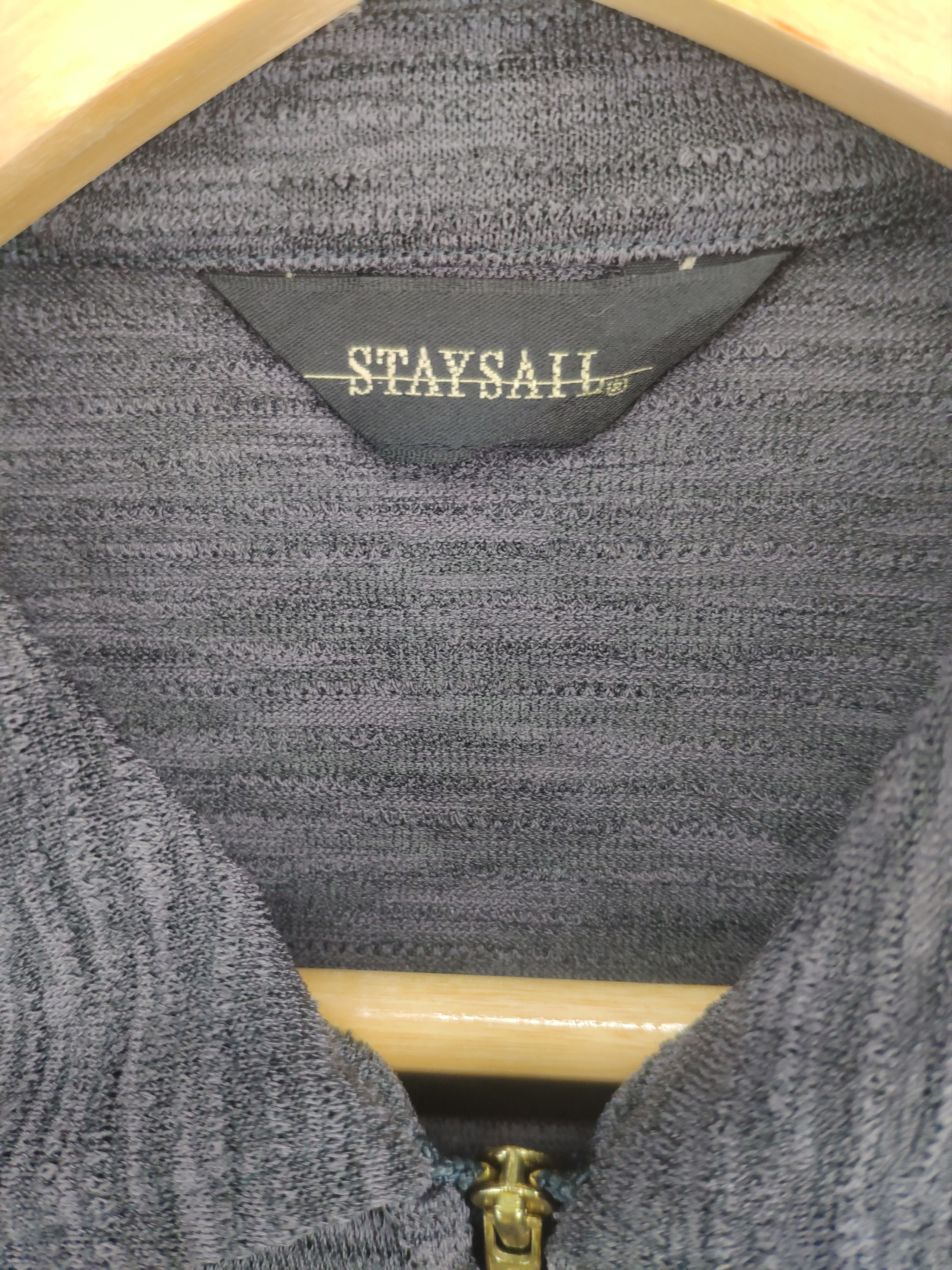 Japanese Brand × Vintage Vintage Polo Shirt Zip Up by Staysail Size S / US 4 / IT 40 - 3 Thumbnail