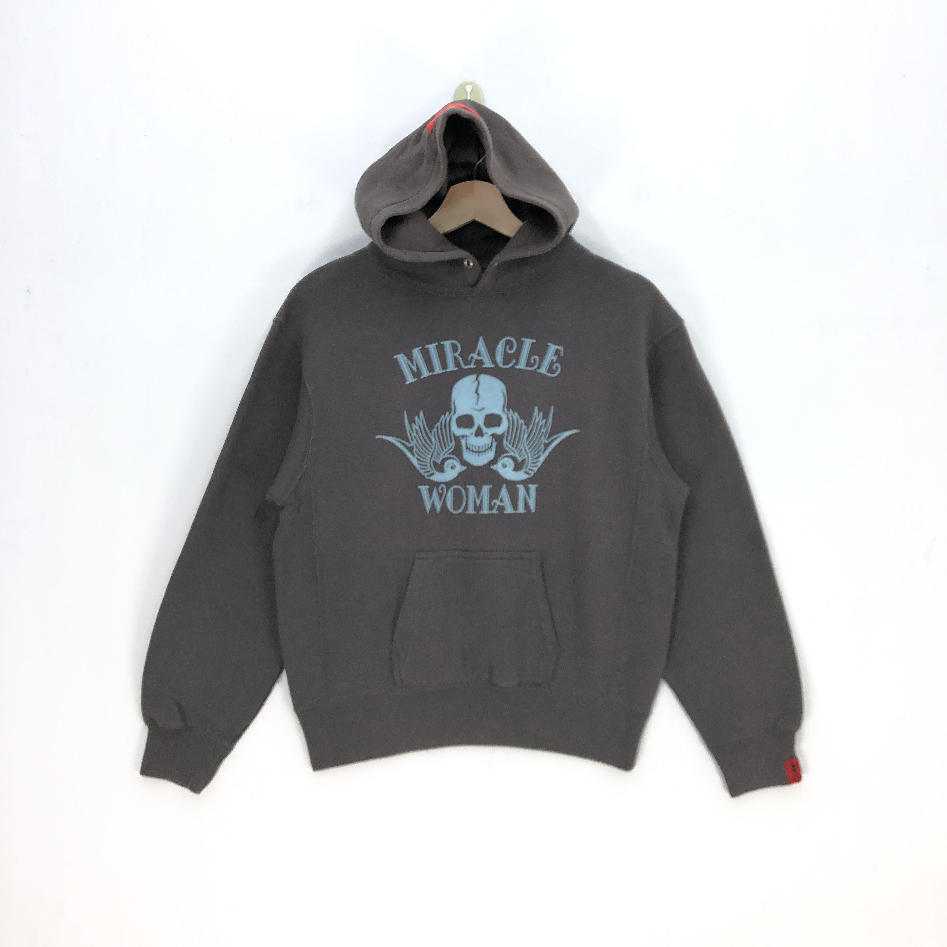 Japanese Brand × Vintage Skulls Sweater Hoodie Miracle Woman Sweatshirt Hooded Size US S / EU 44-46 / 1 - 1 Thumbnail